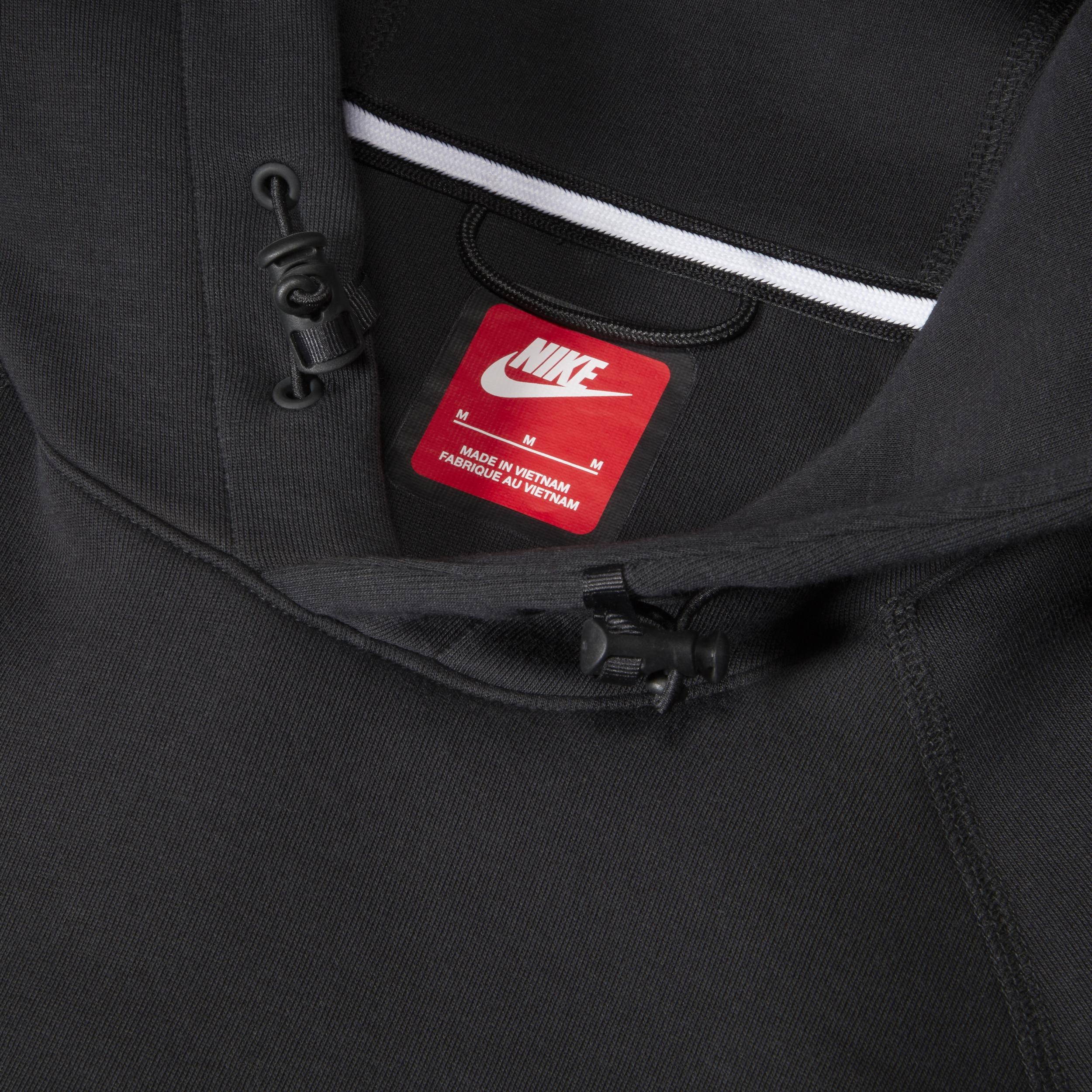 Mens Nike Sportswear Tech Fleece Pullover Hoodie | FB8016-010 Product Image
