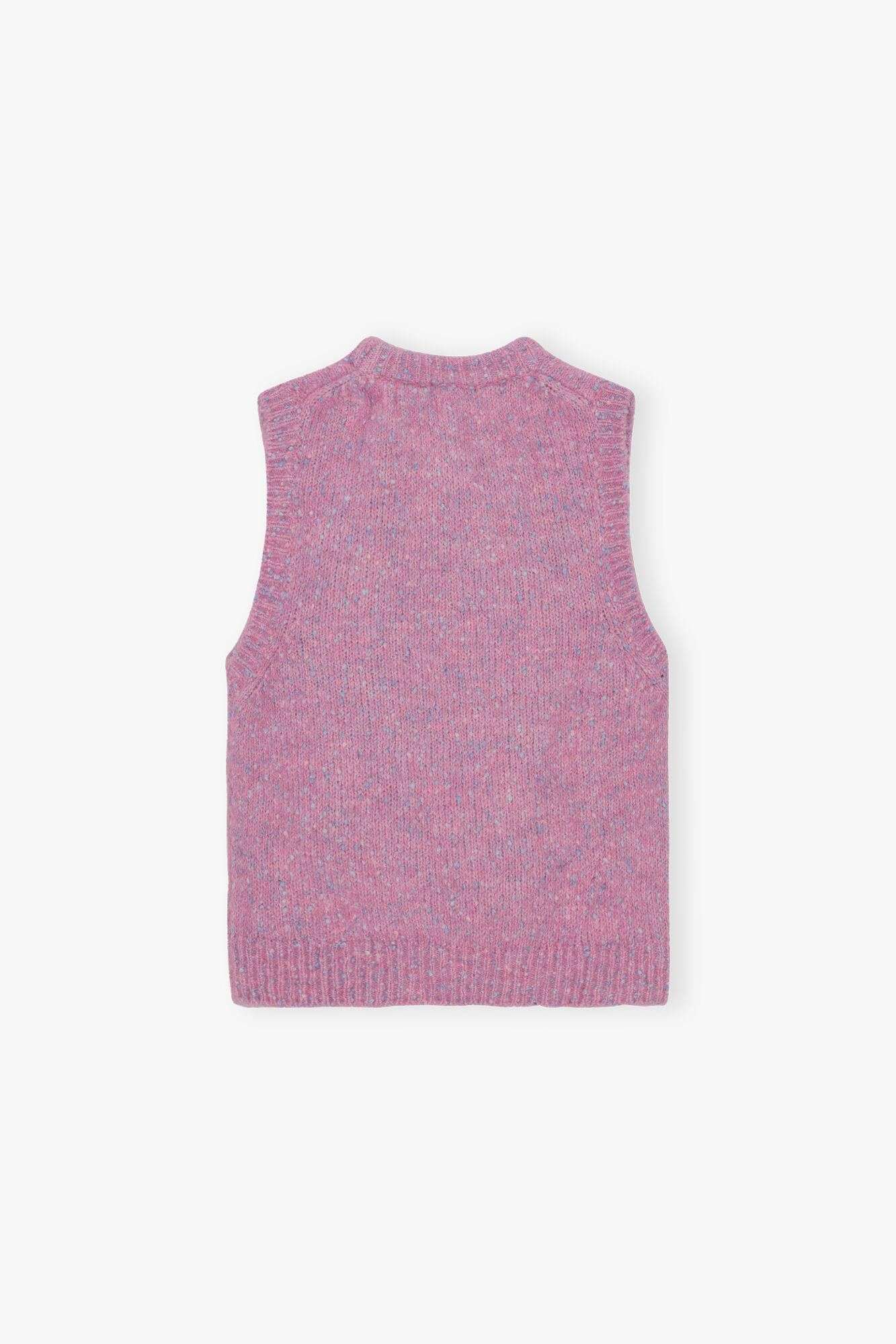 Pink Knit Vest Product Image