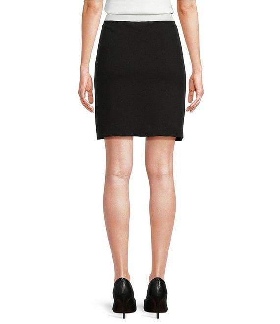 KARL LAGERFELD PARIS Knit Color Block Coordinating Skirt Product Image