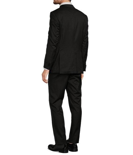 Hugo Boss Slim Fit Flat Front Solid Pattern 2-Piece Suit Product Image