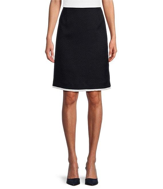 Preston & York Suzanne Stretch Tweed Coordinating Pencil Skirt Product Image