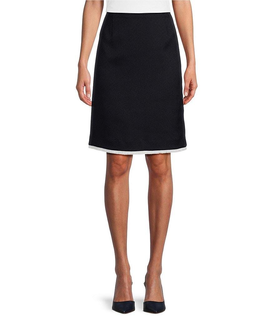 Preston & York Suzanne Stretch Tweed Coordinating Pencil Skirt Product Image