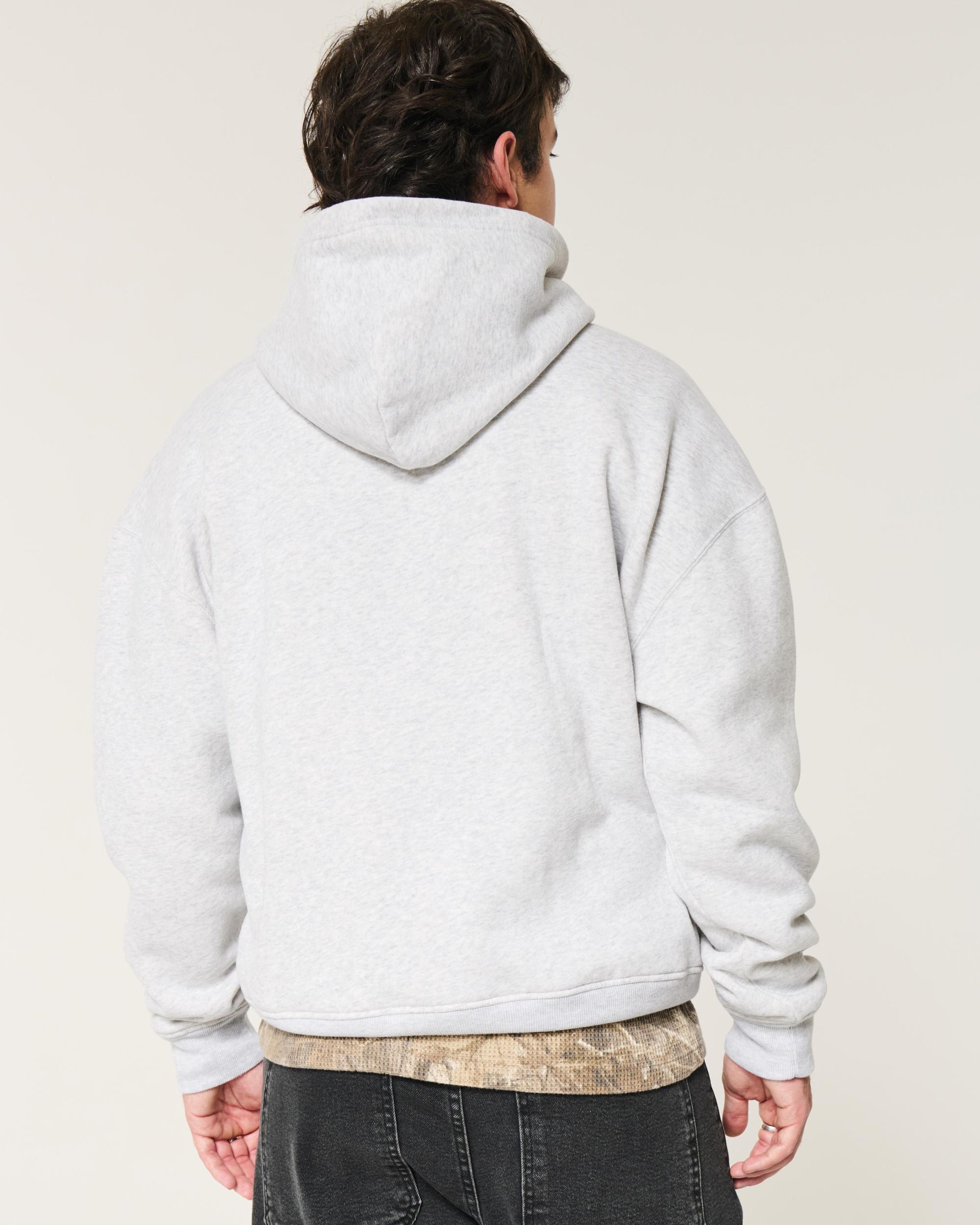 Boxy UConn Graphic Hoodie Product Image