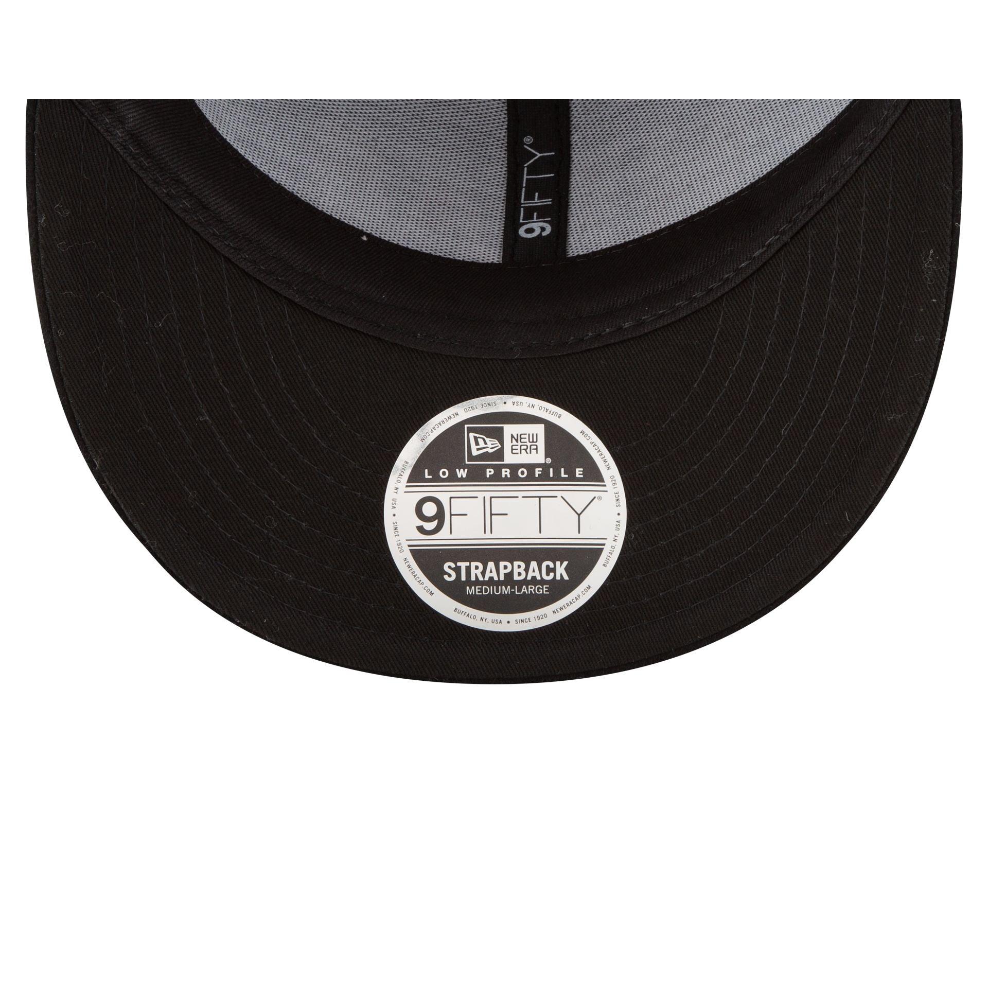 AC Milan x New York Yankees Black Twill Low Profile 9FIFTY Adjustable Hat Male Product Image