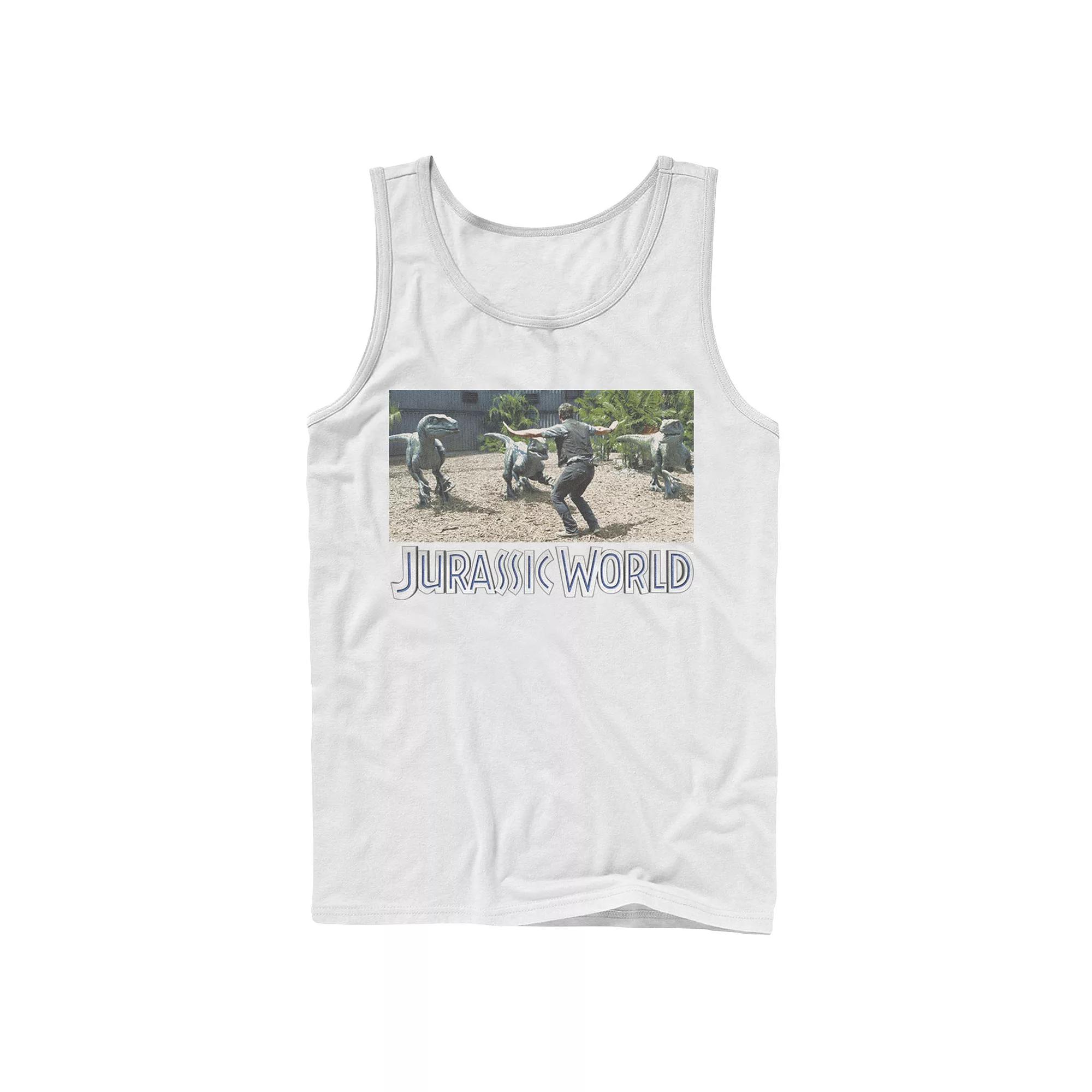 Men's Jurassic World Owen Raptor Pack Trainer Graphic Tank Top,  Product Image