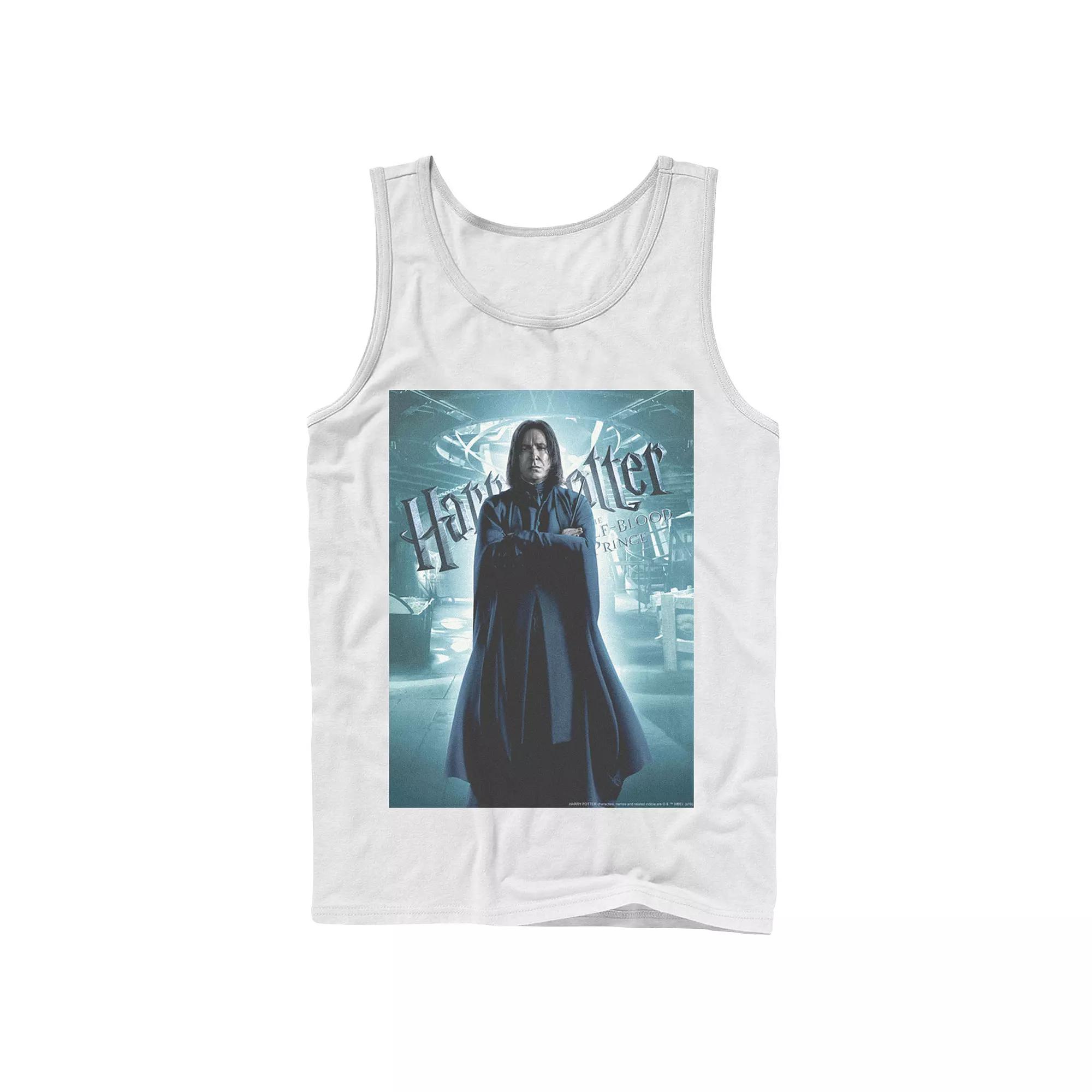 Men's Harry Potter Half-Blood Prince Snape Character Poster Graphic Tank Top,  Product Image