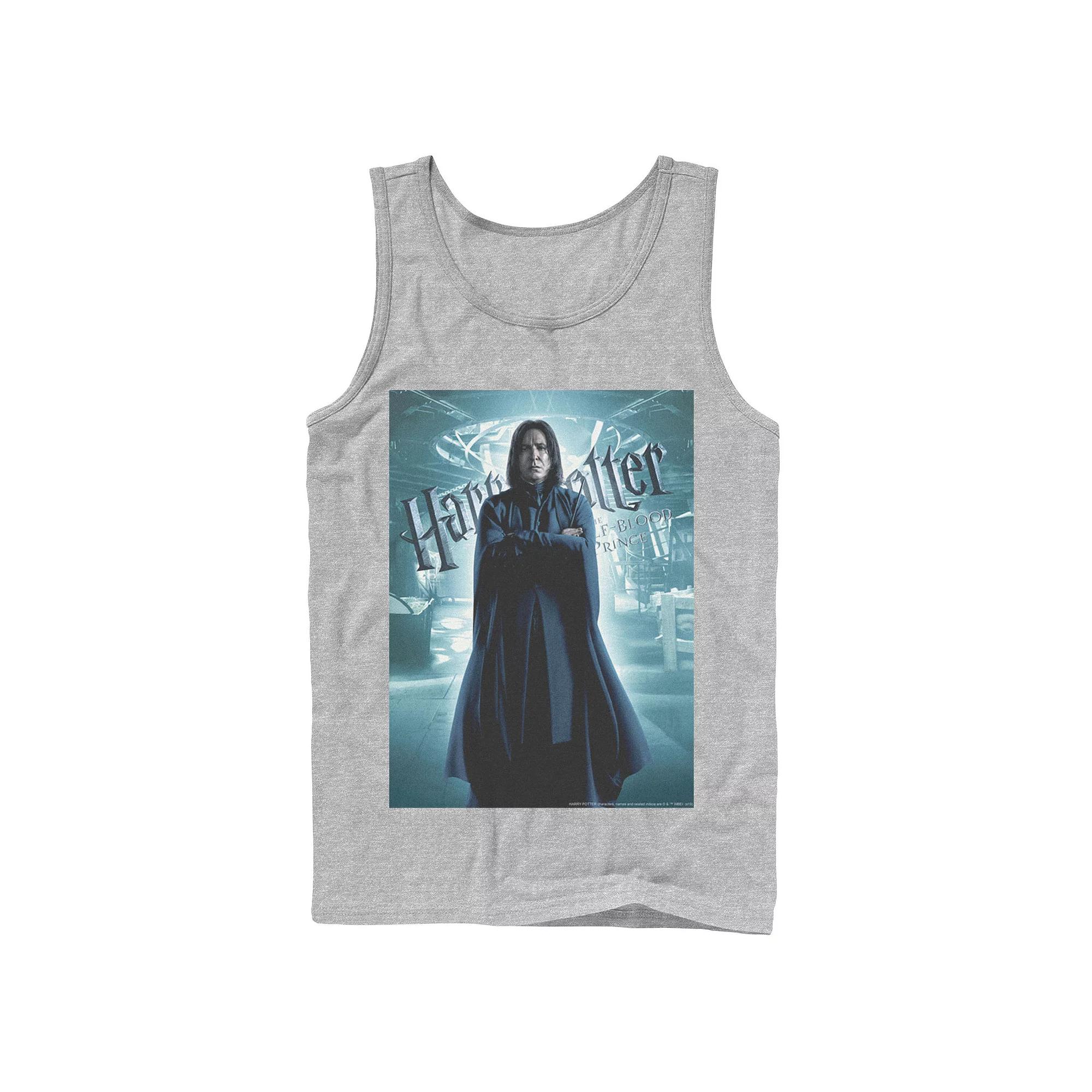 Men's Harry Potter Half-Blood Prince Snape Character Poster Graphic Tank Top,  Product Image