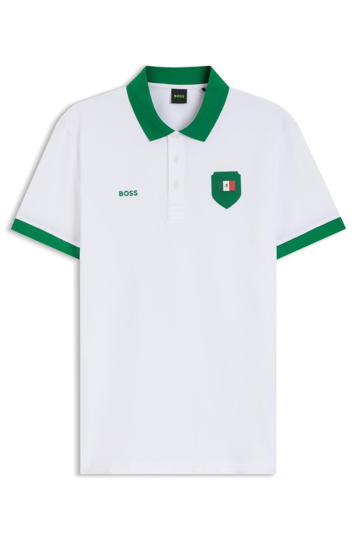 Paddy polo shirt with country flag Product Image