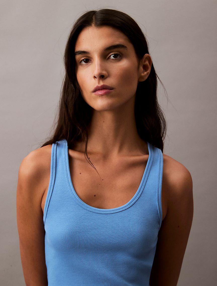 Cotton Contour Rib Tank Product Image