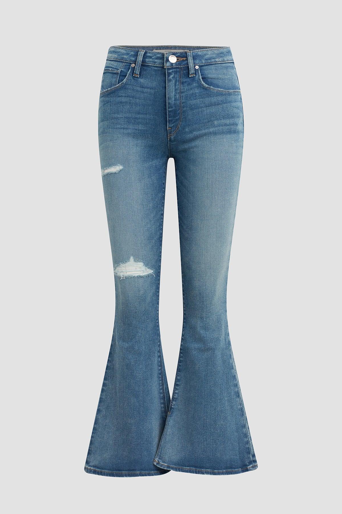 Holly High-Rise Flare Petite Jean Female Product Image