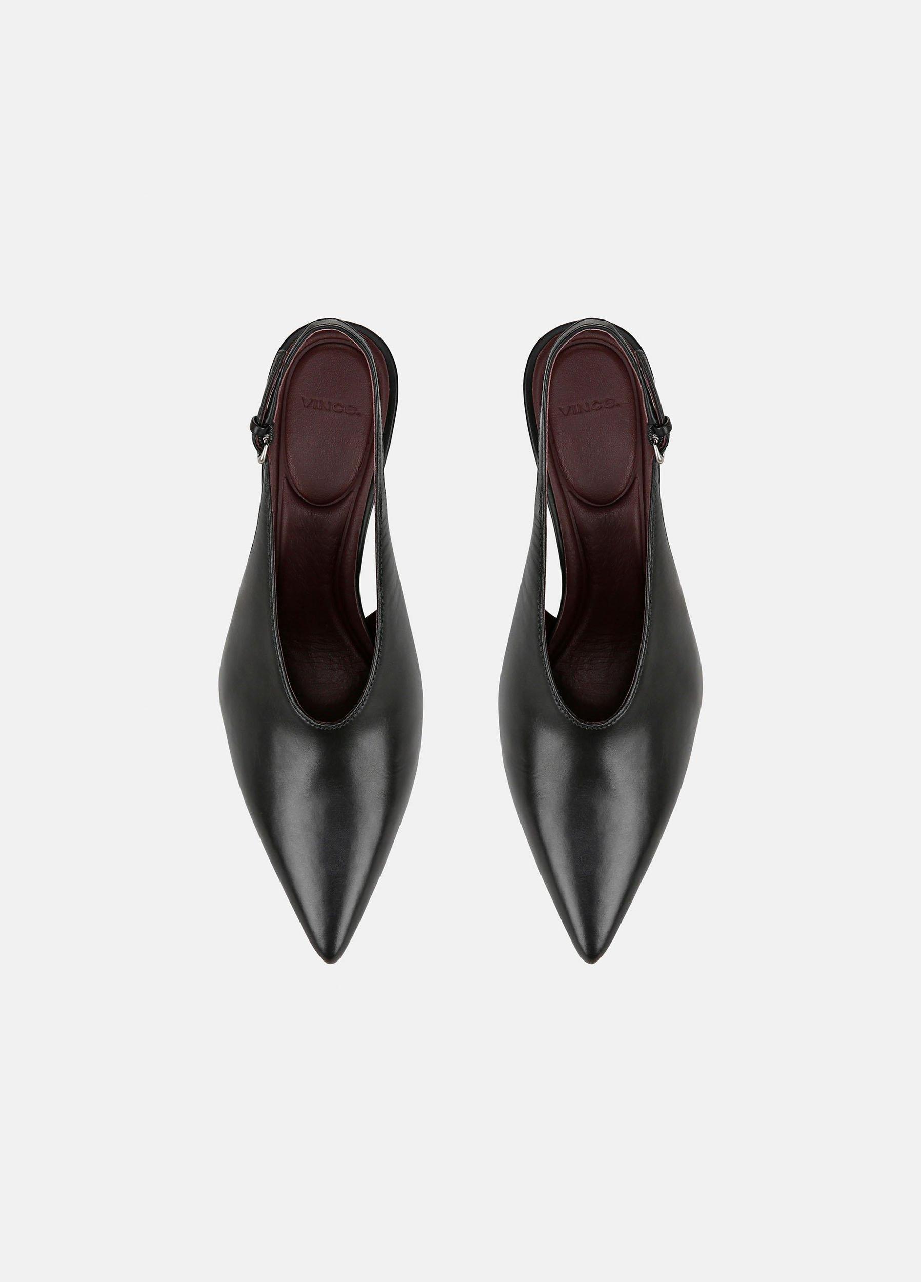 Devi Leather Slingback Pump Product Image