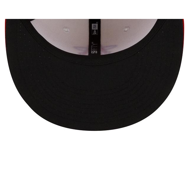 Myrtle Beach Pelicans Theme Night Navy Sidepatch59FIFTY Fitted Hat Male Product Image