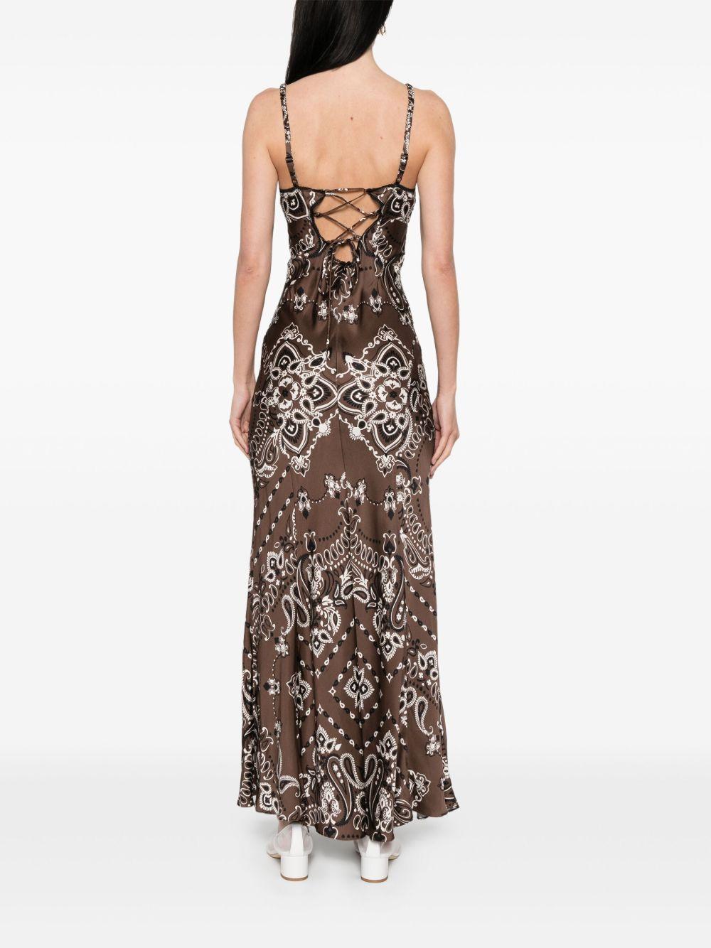 bandana-print maxi dress Product Image