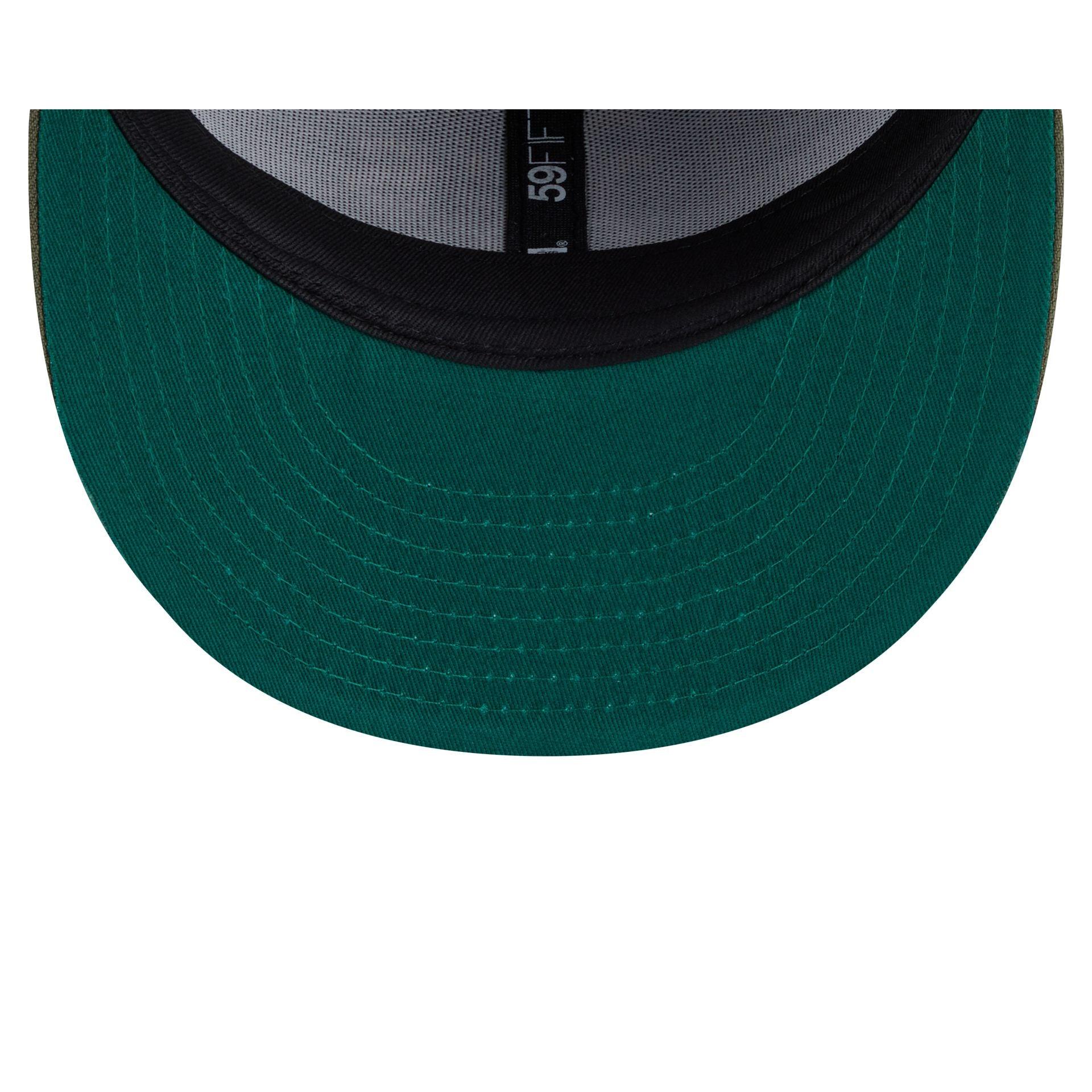 Athletics Tonal Florals Olive 59FIFTY Fitted Hat Male Product Image