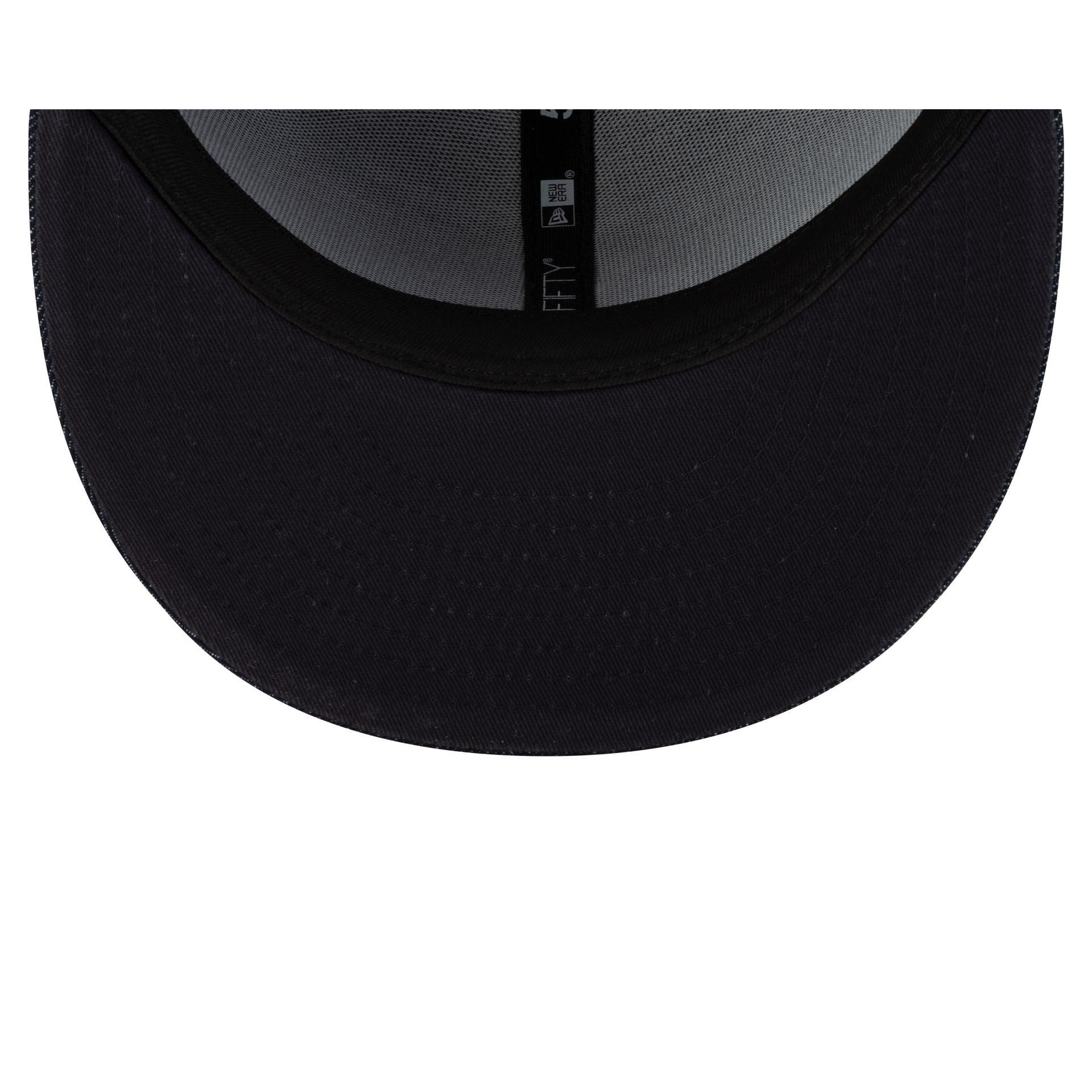 New York Yankees Navy Denim 59FIFTY Fitted Hat Male Product Image