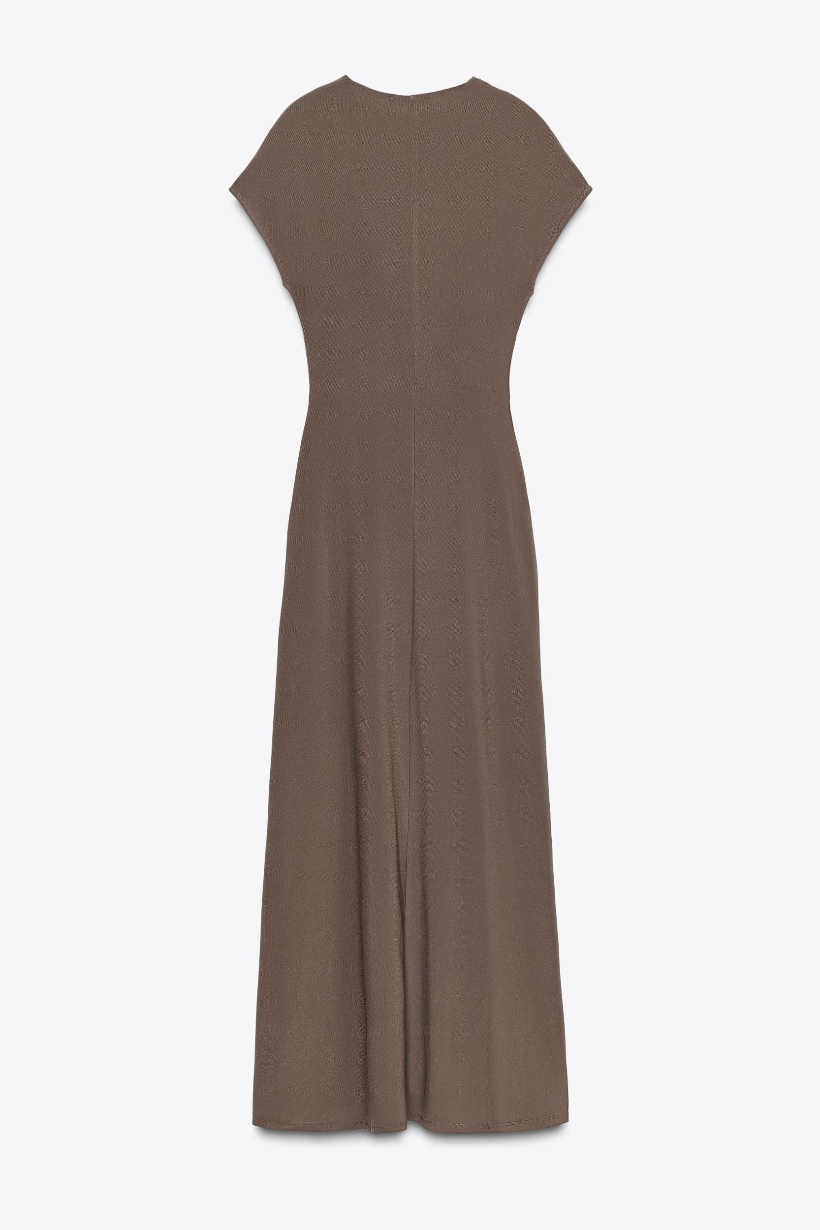 DRAPED DRESS WITH HARDWARE Product Image