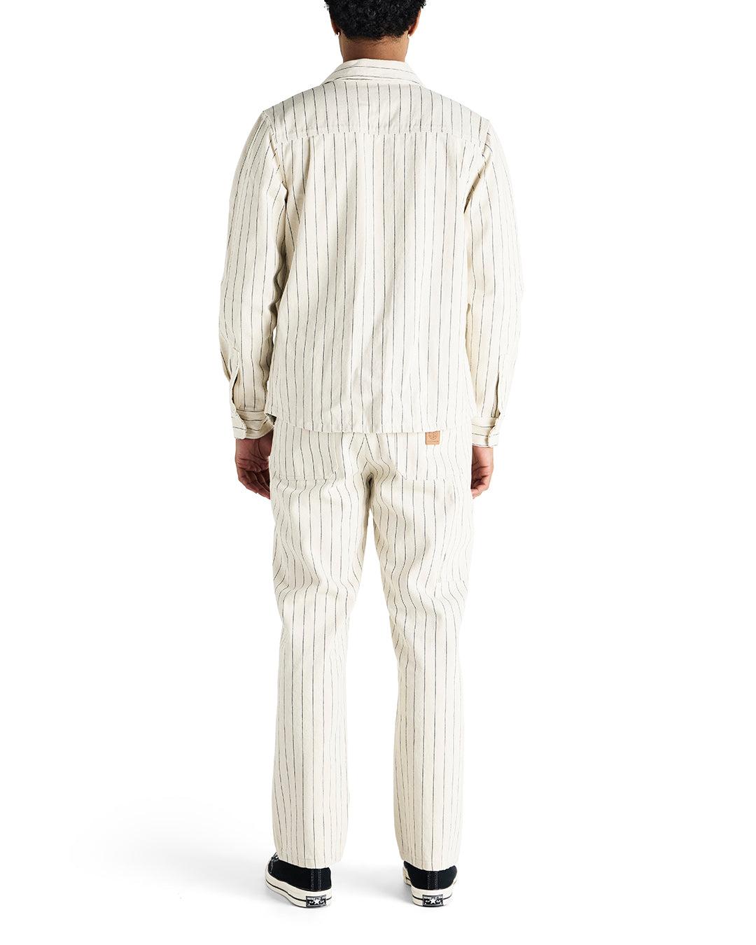 Dallas Stripe Work Pant - Natural Product Image