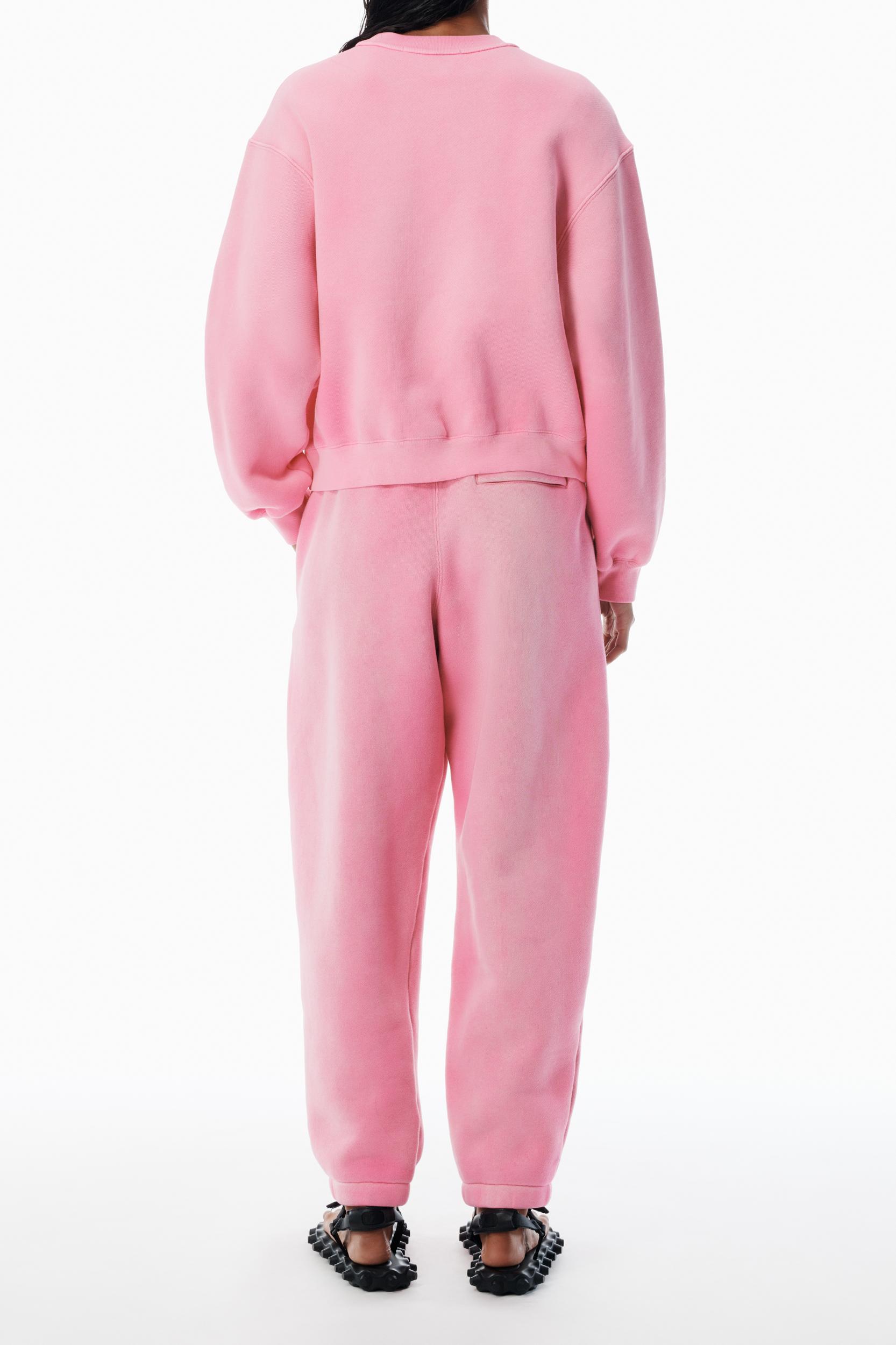 Pink Puff-print Logo Sweatpants Product Image