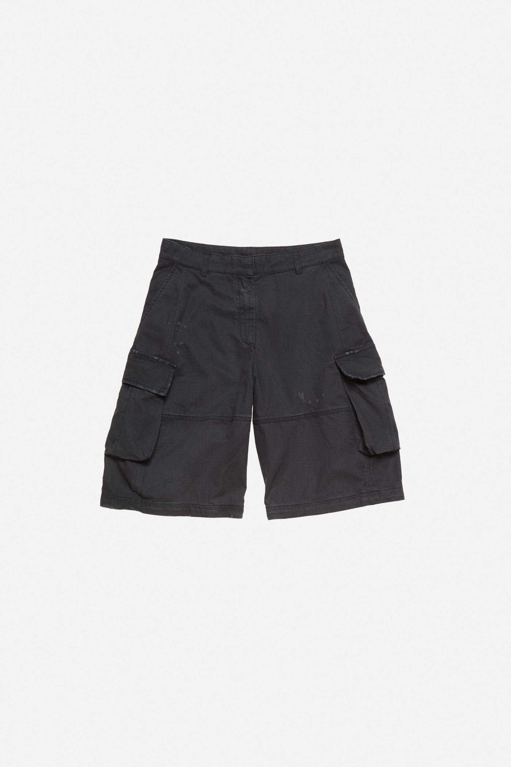 Coated cargo trousers Product Image