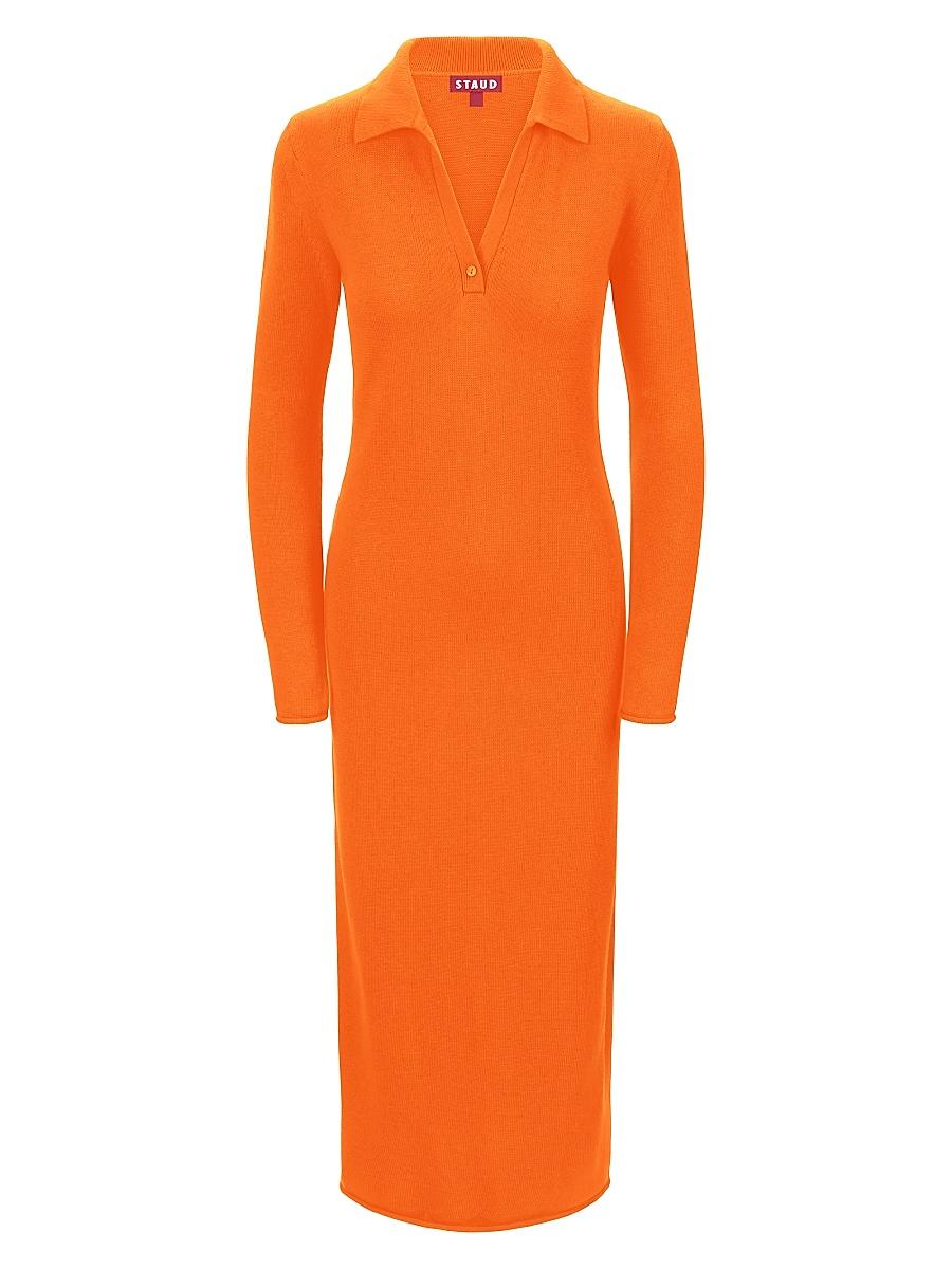 Womens Sienna Knit Polo Maxi Dress Product Image