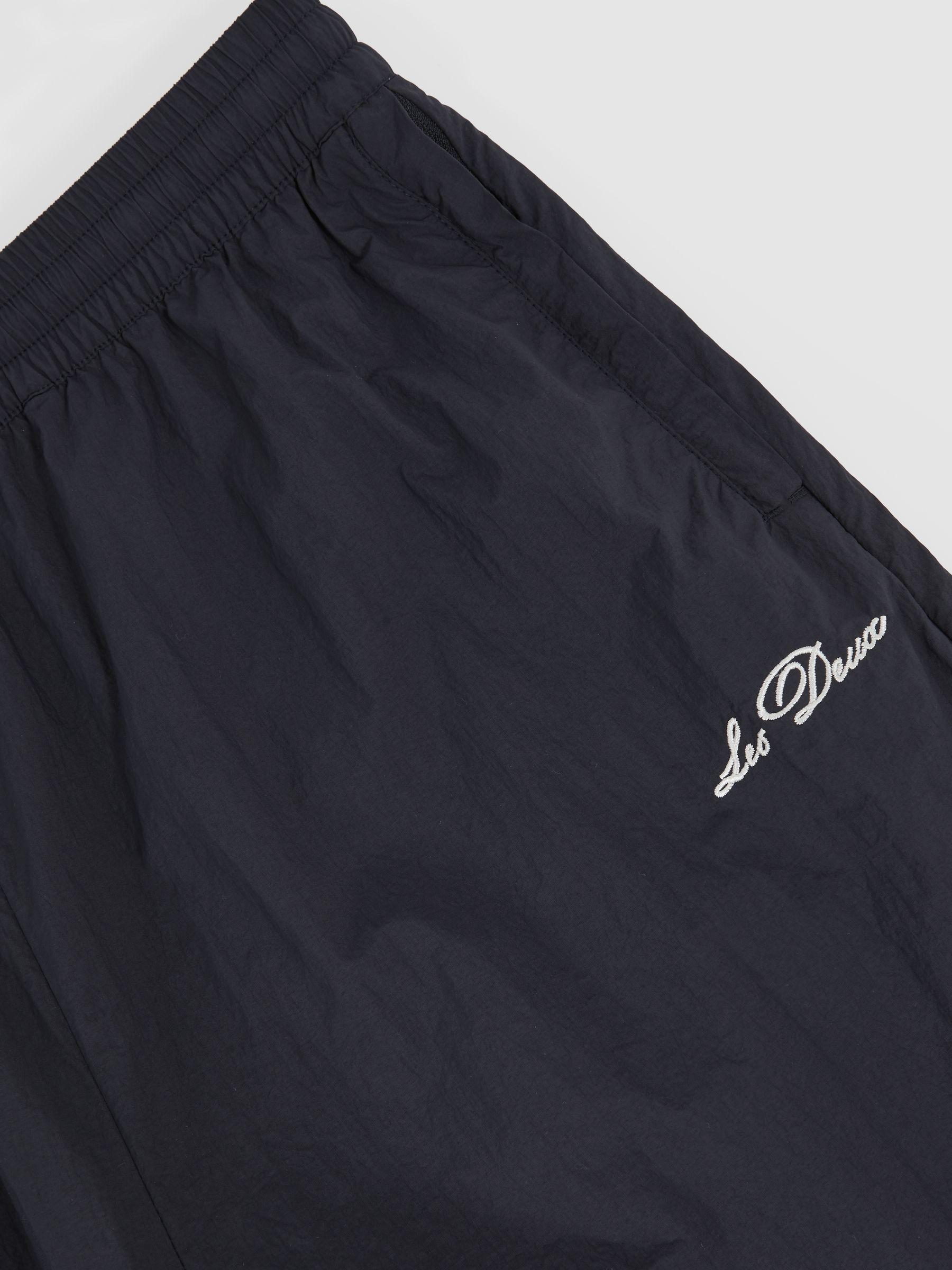 Les Deux Technical Logo Joggers in Dark Navy Product Image