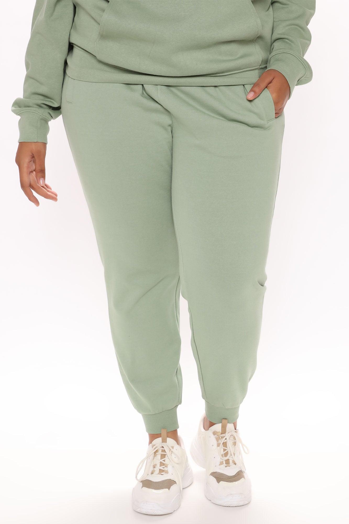 Stole Your Boyfriend's Oversized Jogger - Sage Product Image
