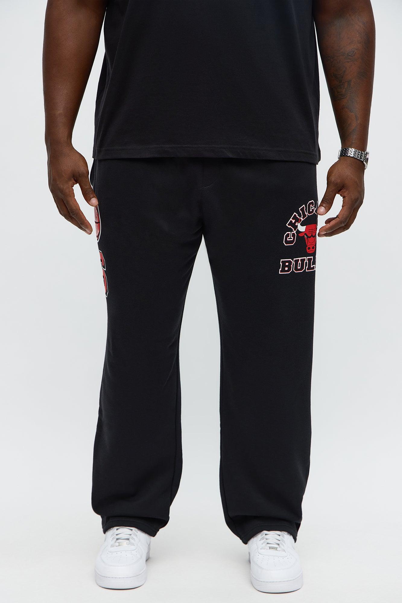 Bulls Basketball Sweatpants - Black Male Product Image