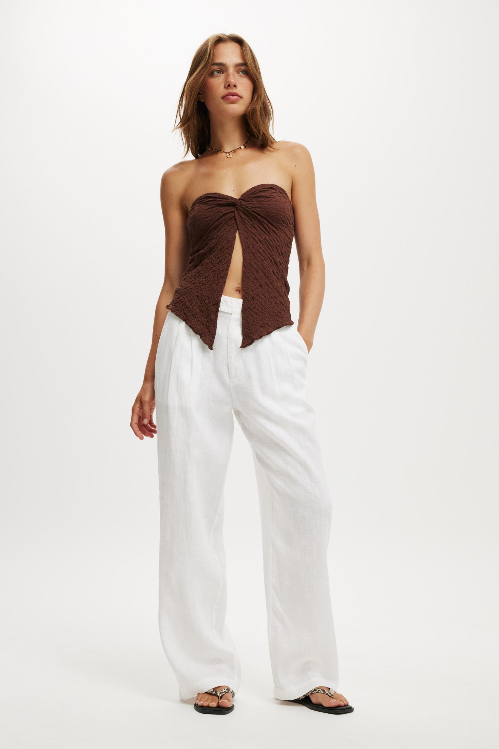 Cotton On Women - Elle Linen Wide Leg Suiting Pant Product Image