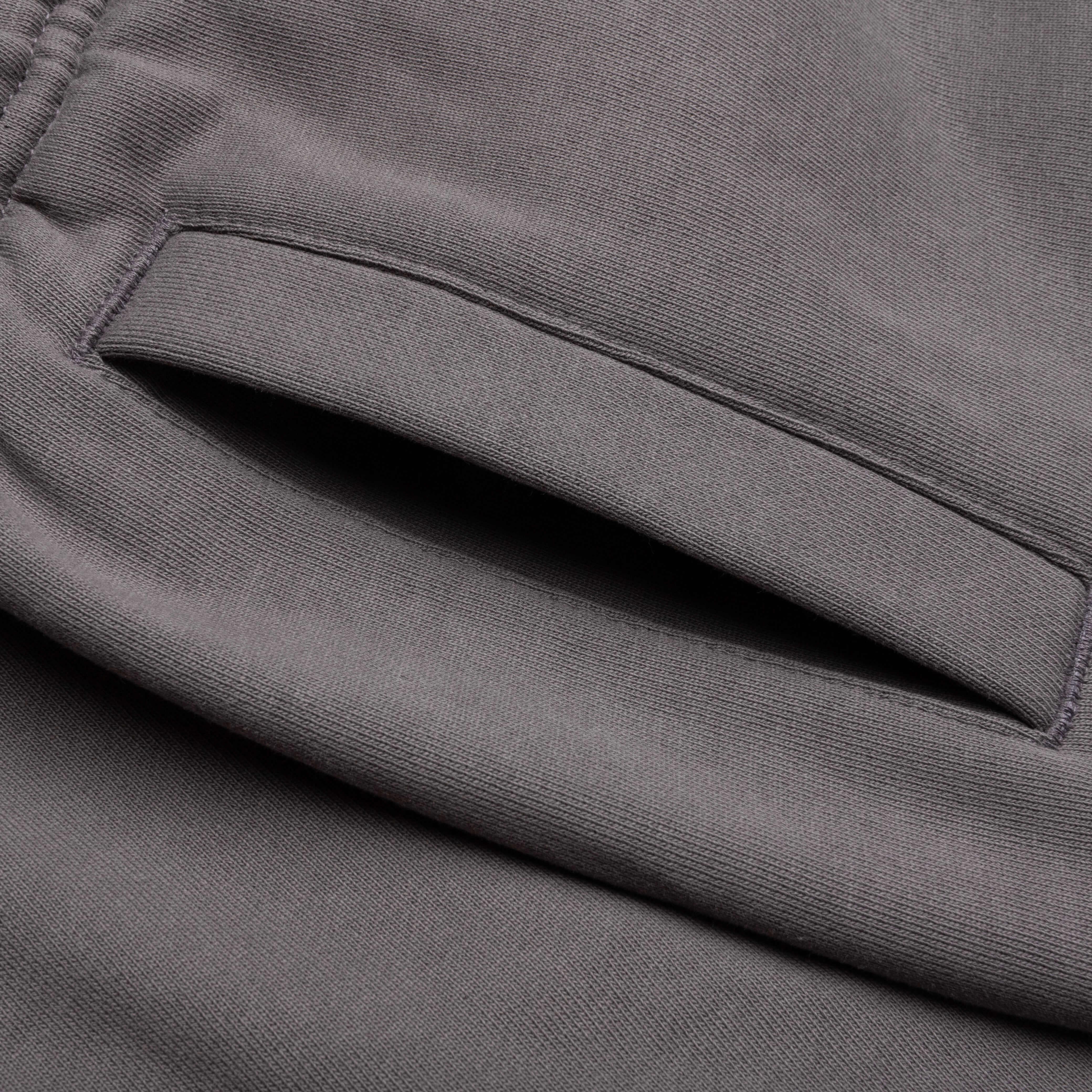 Gabardine Belted Trousers - Black Male Product Image