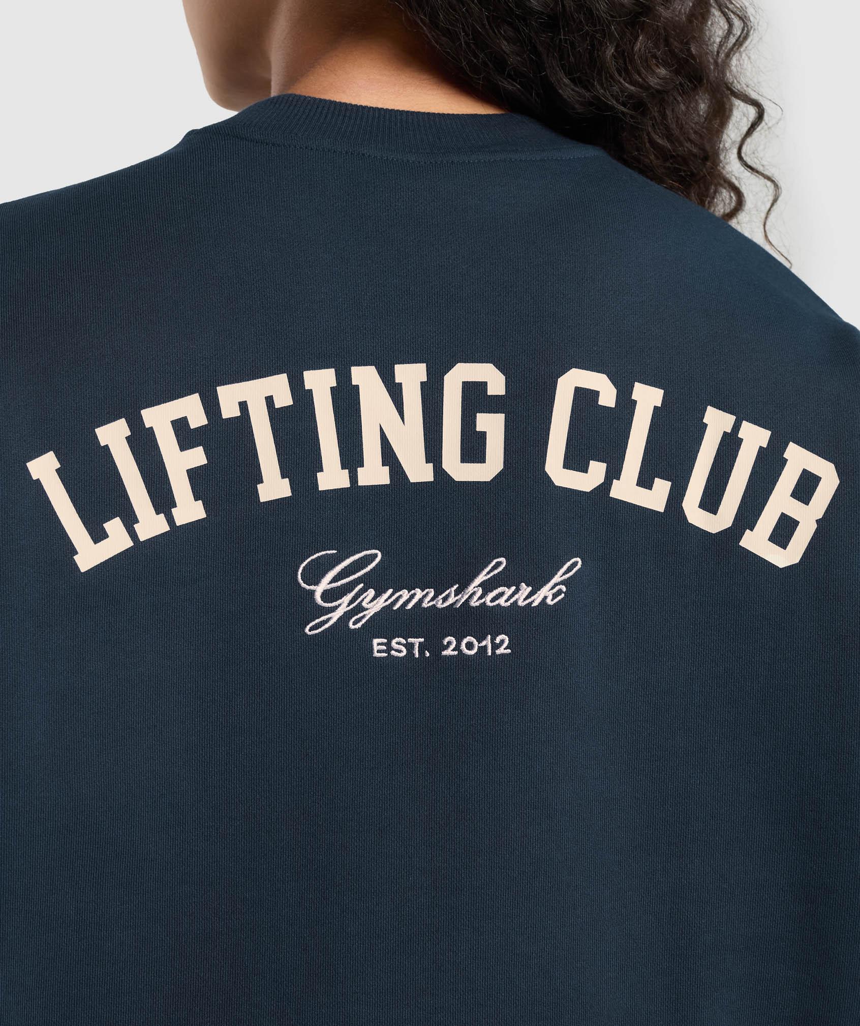 Lifting Club Oversized Sweatshirt Product Image