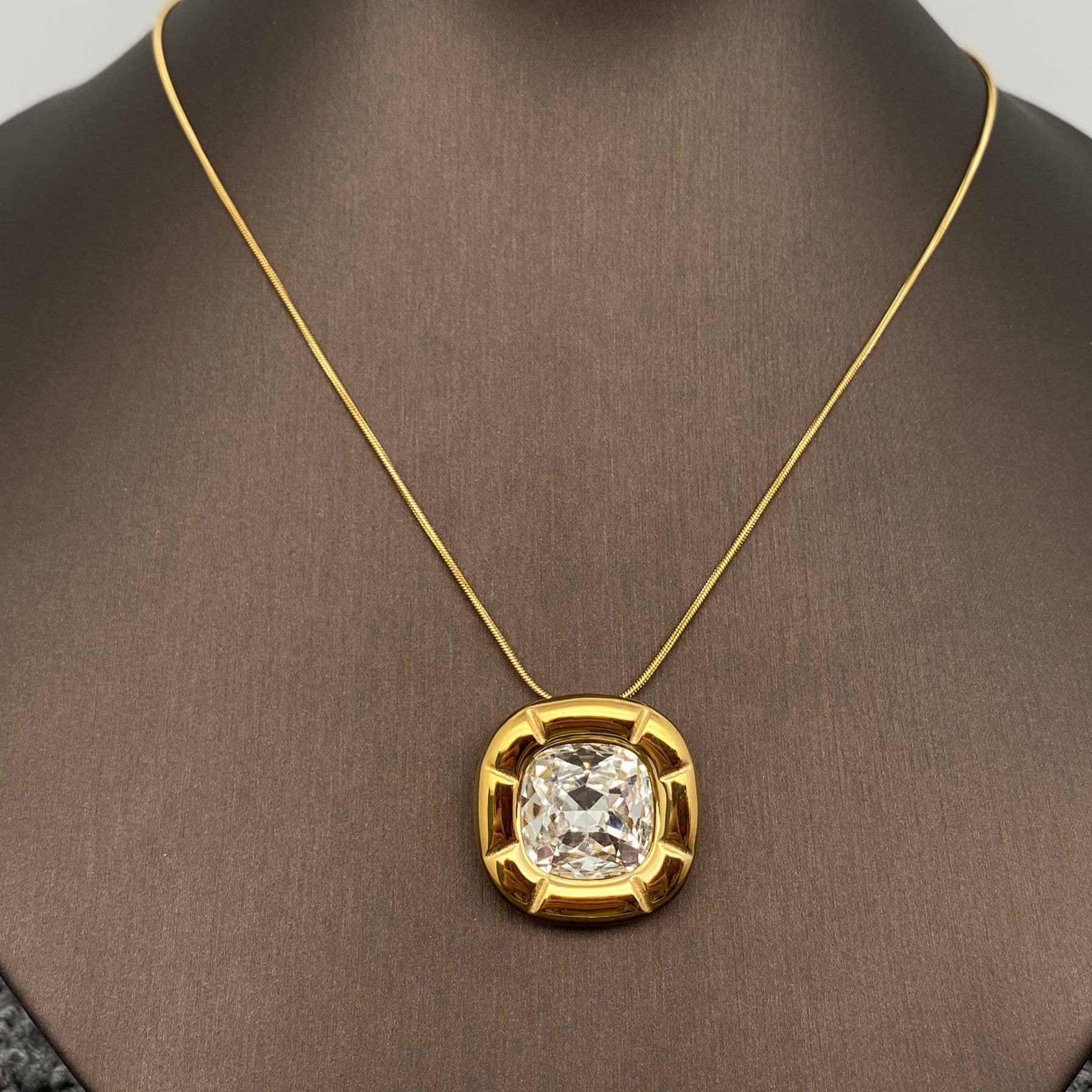 18K Gold Plated Stainless Steel Necklace Product Image