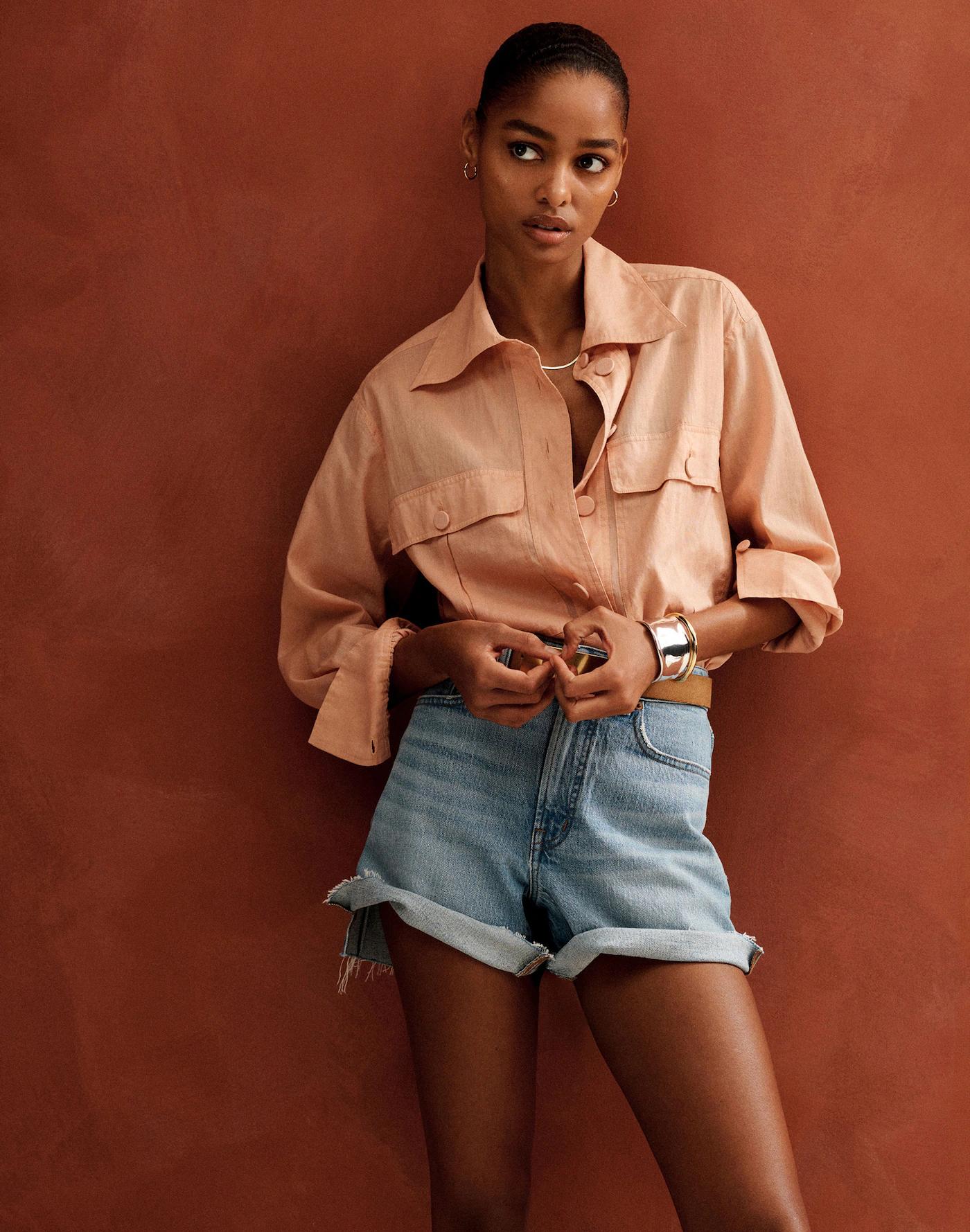 The Perfect Vintage Mid-Length Jean Short Product Image