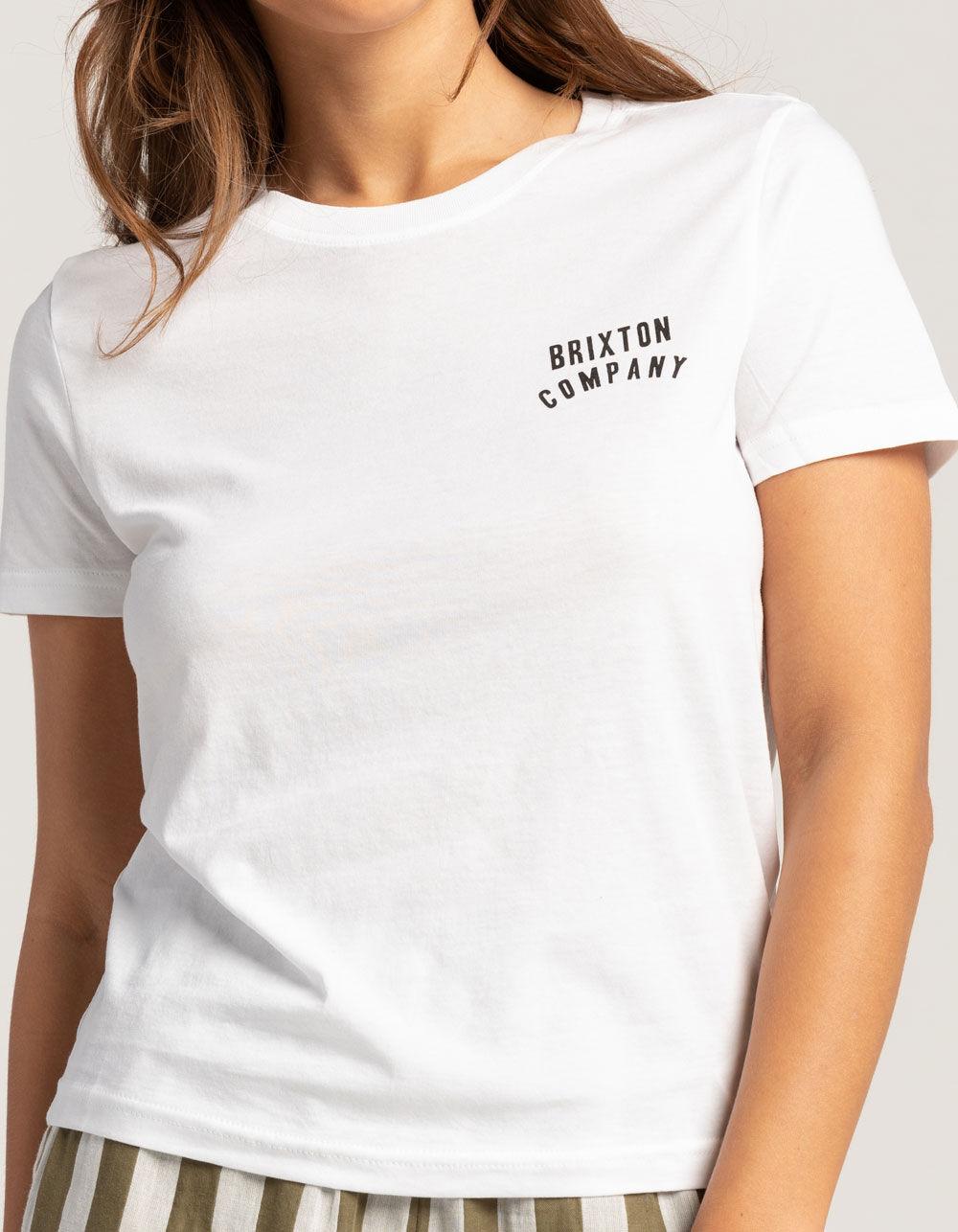 BRIXTON Woodburn Womens Tee - WHITE Product Image