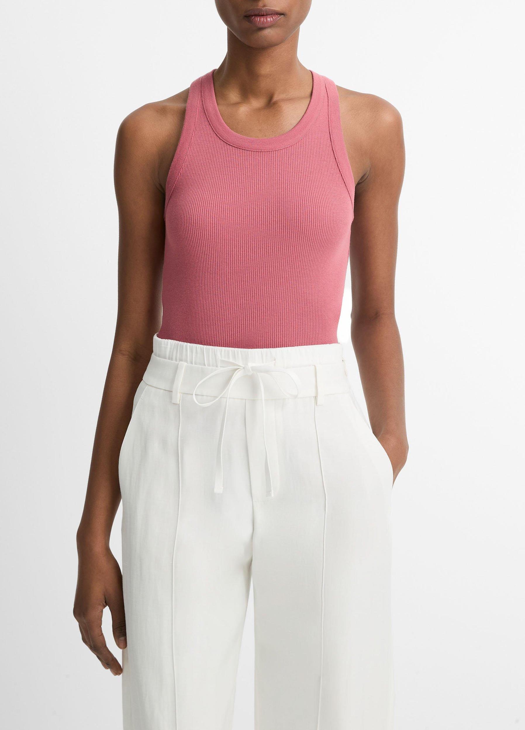 Ribbed Scoop-Neck Tank Product Image