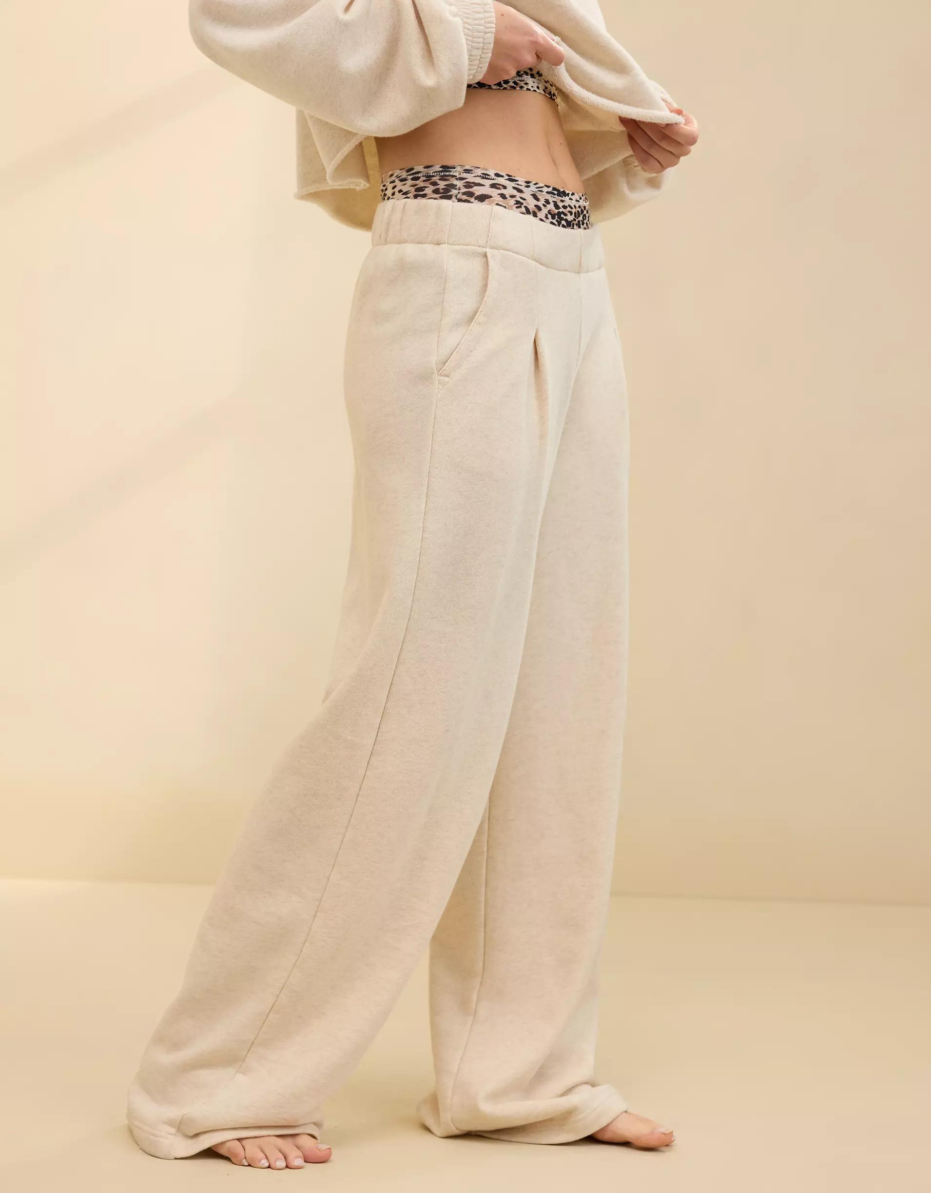 Aerie Cozy New Heights Fleece Trouser Product Image