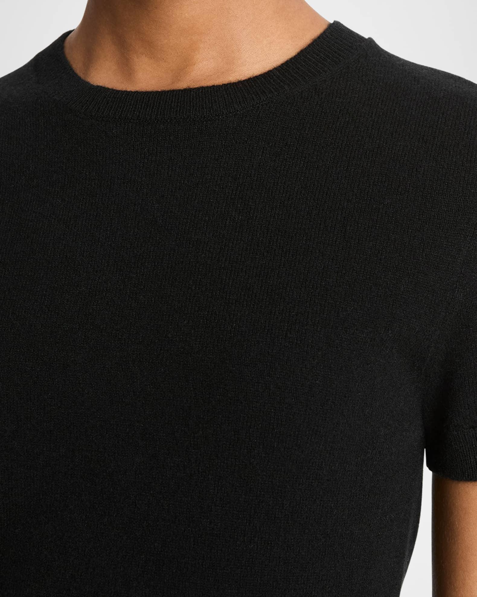 Short-Sleeve Cashmere-Blend Tee Product Image