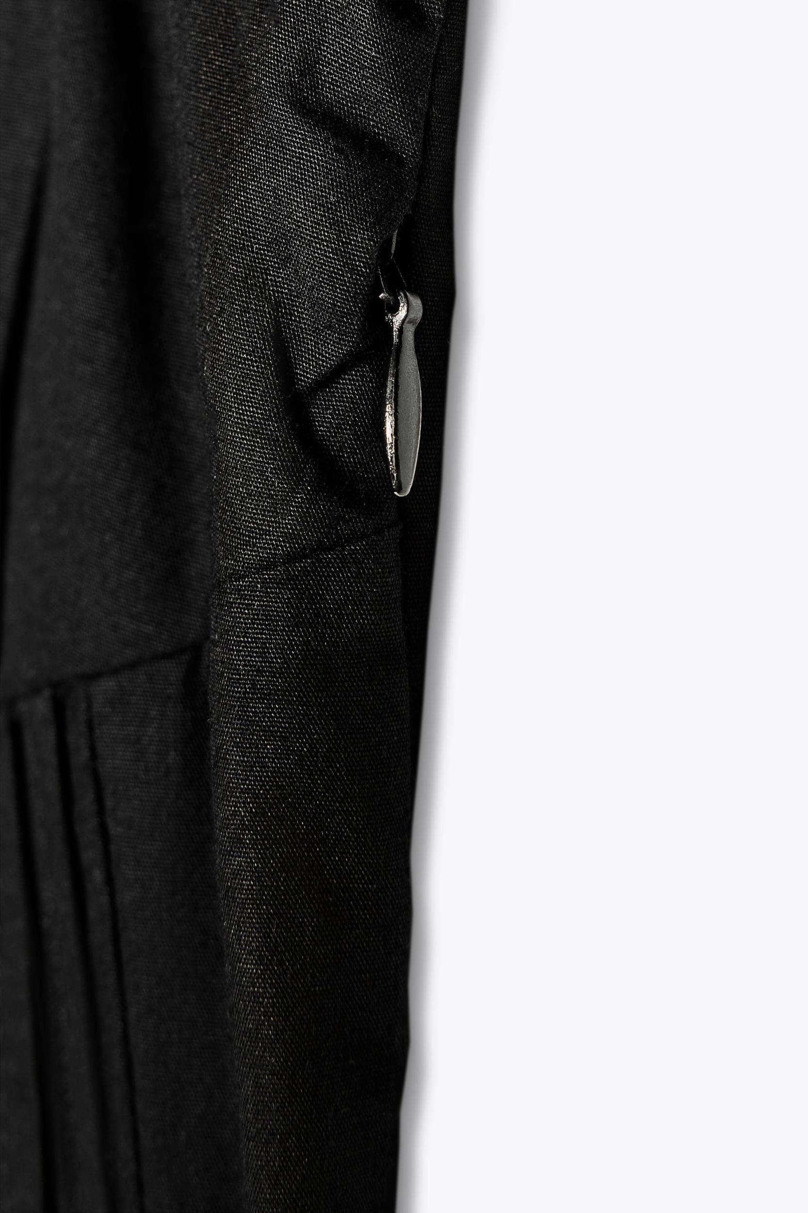 SHORT POPLIN LACE DRESS Product Image