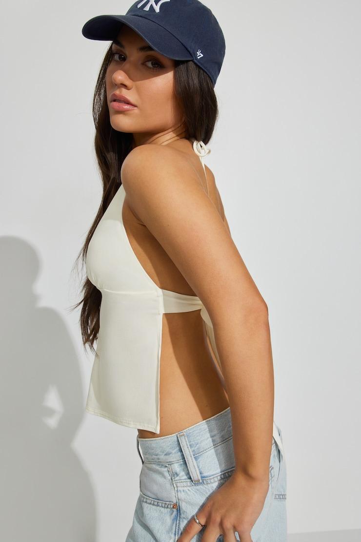Celine Tie Back Apron Top Product Image