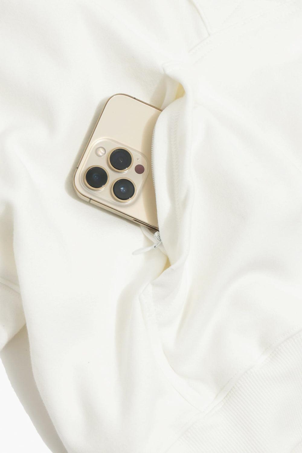 Ooey Gooey Half Zip Sweater - Almond Milk Product Image