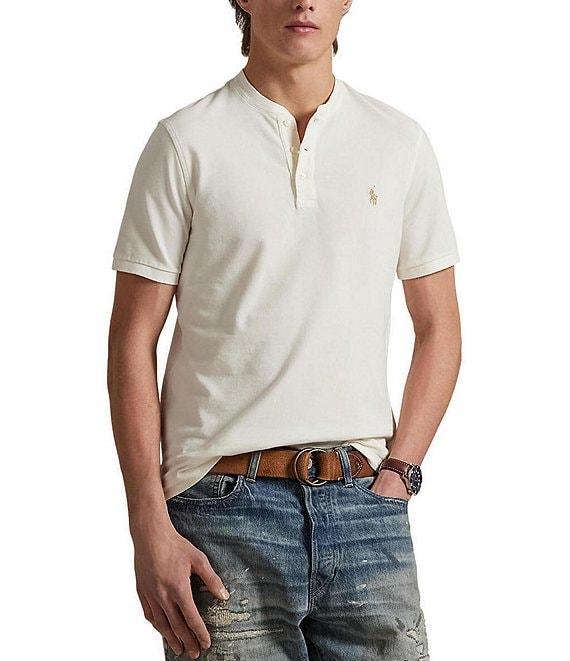 Polo Ralph Lauren Featherweight Mesh Short Sleeve Henley Shirt Product Image