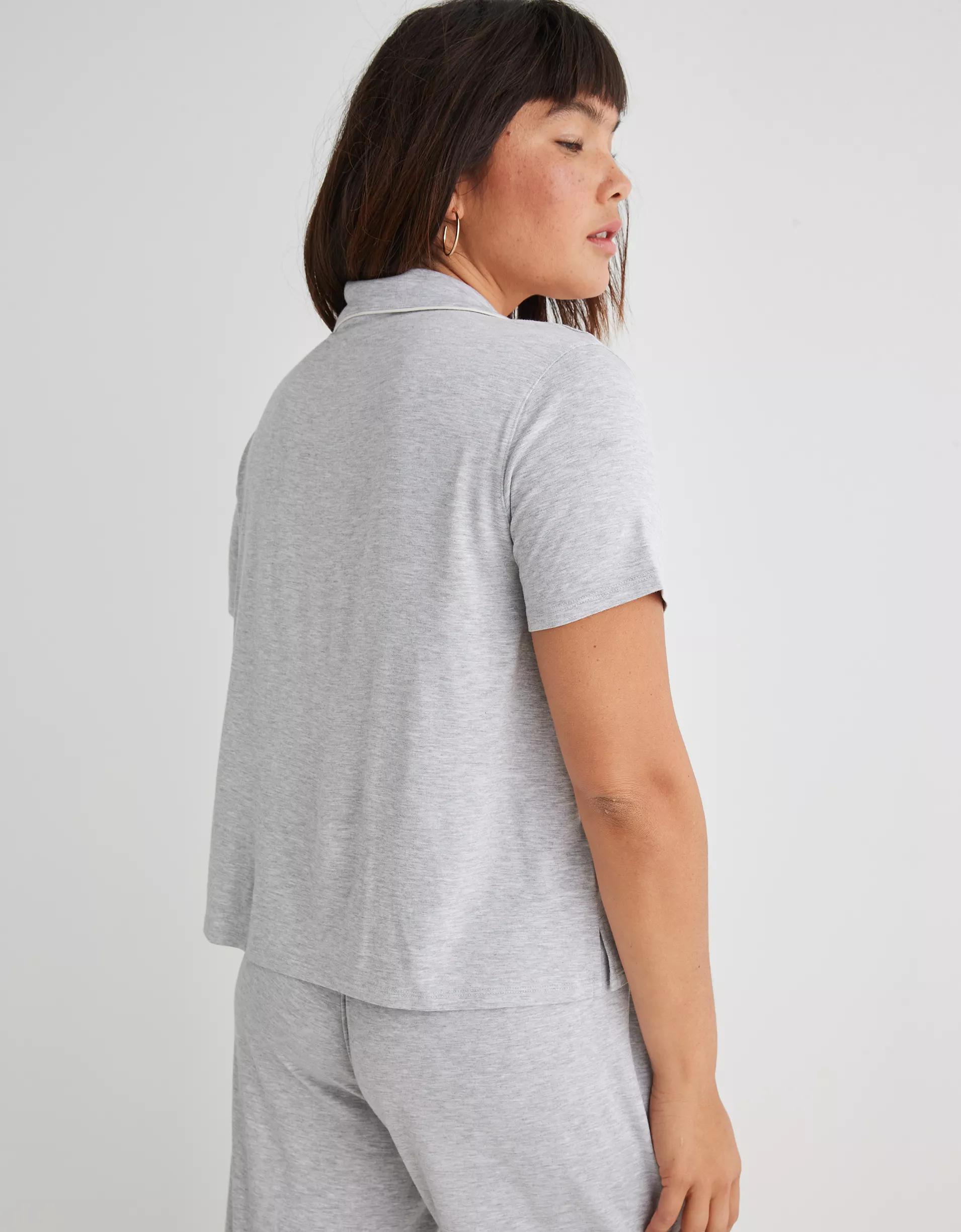 Aerie Real Soft® Short Sleeve Pajama Shirt Product Image
