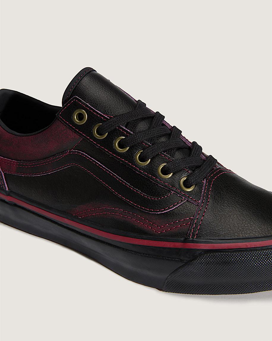 Premium Old Skool Tania Shoe in Dark Red / Black| Vans US Product Image