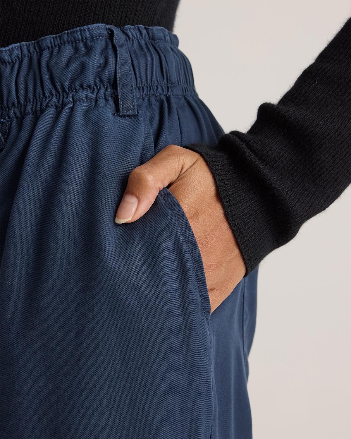 Quince | Women's Vintage Wash Tencel Drawstring Cargo Pants Size XS Product Image