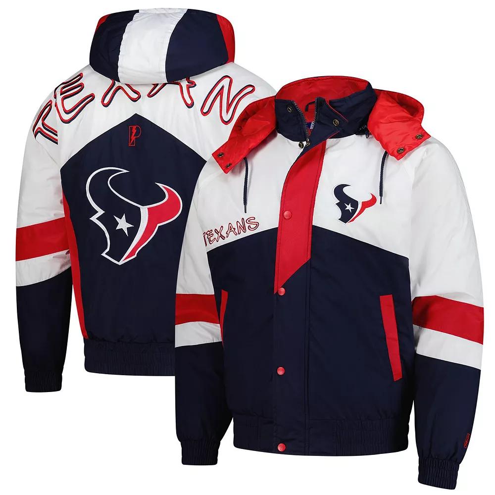 Men's Pro Player Navy Houston Texans Shoulder To Shoulder Raglan Full-Zip Jacket, Size: Medium, Blue Product Image