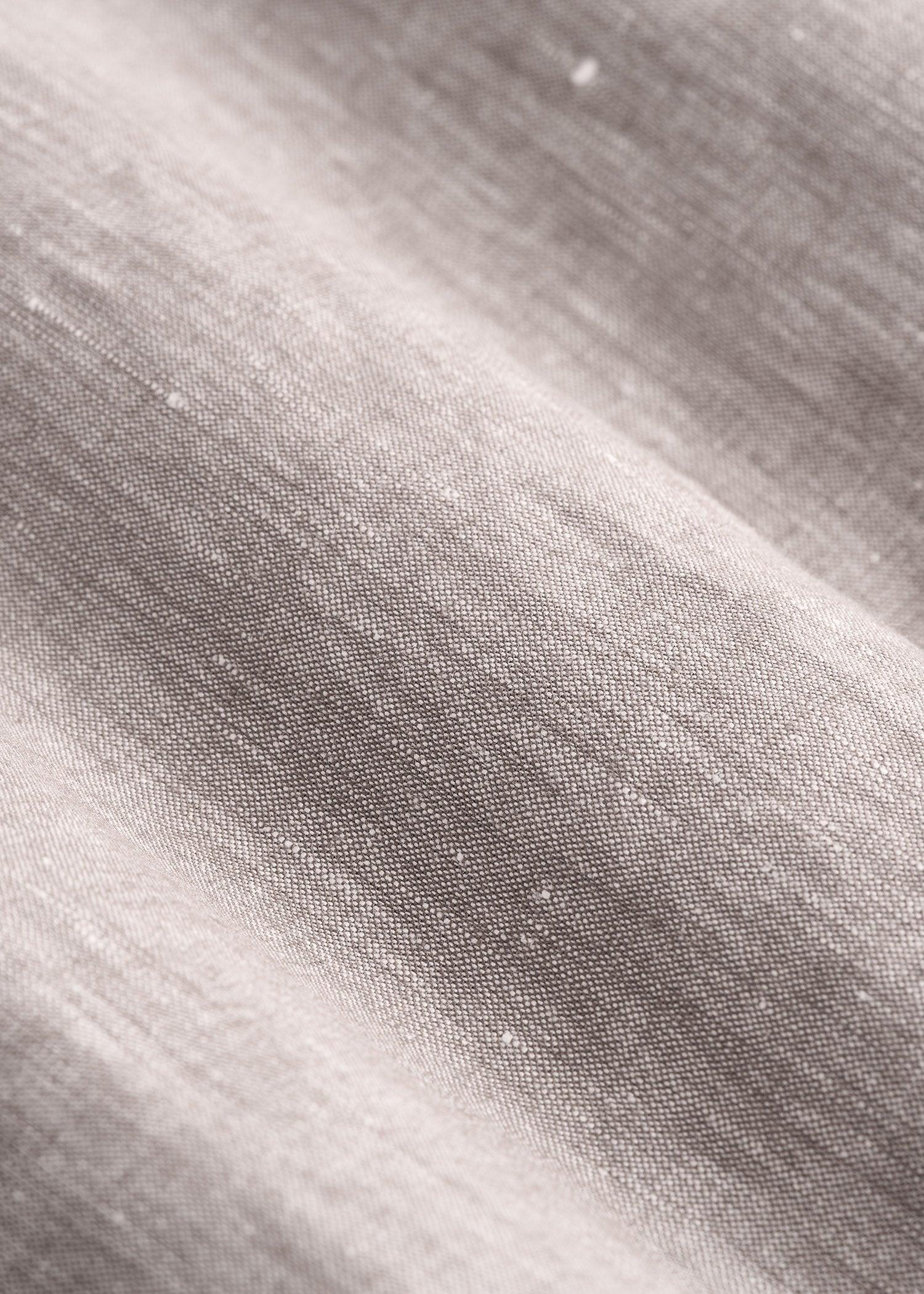 Stretch Linen Dress Pants for Tall Men in Brown Linen Product Image