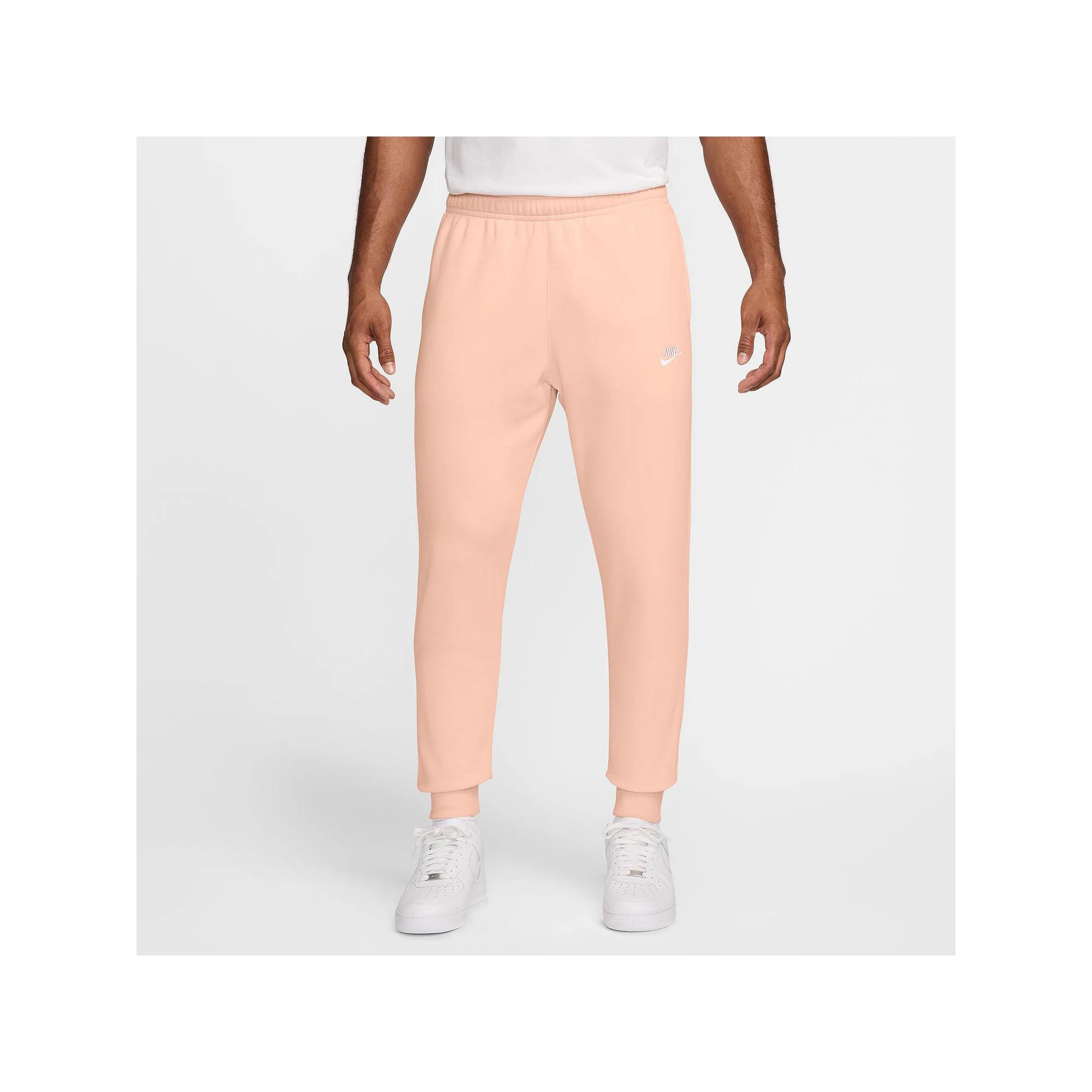 Men's Nike Sportswear Club Fleece Joggers, Size: XL, Washed Pink Product Image