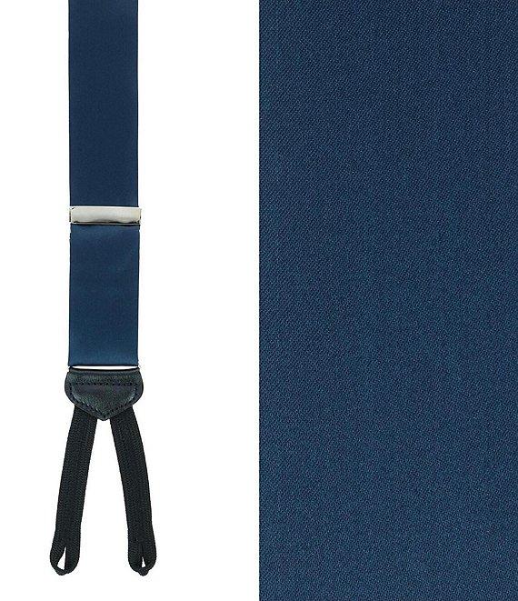 Trafalgar Sutton Solid Color Silk Formal End Suspenders Product Image