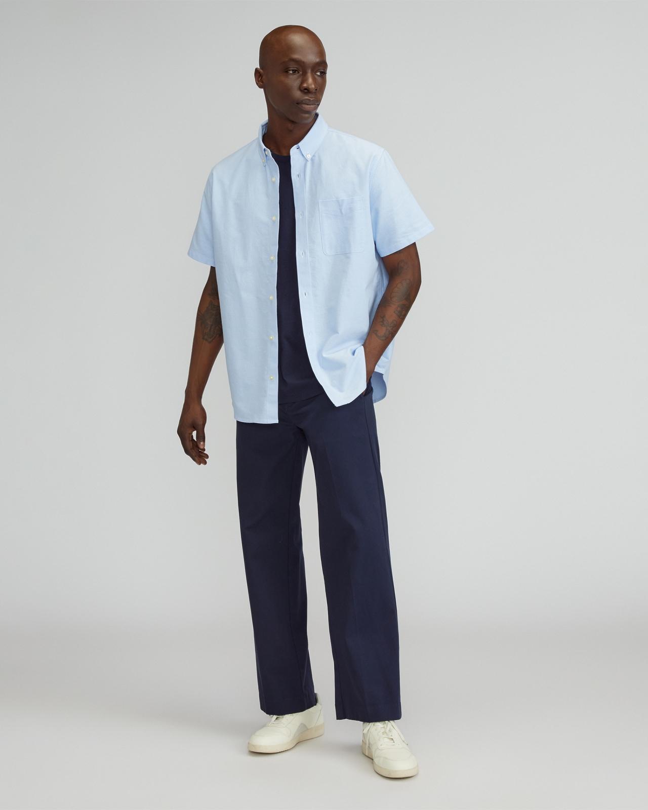 Mens Organic Short Sleeve Oxford Shirt by Everlane Product Image