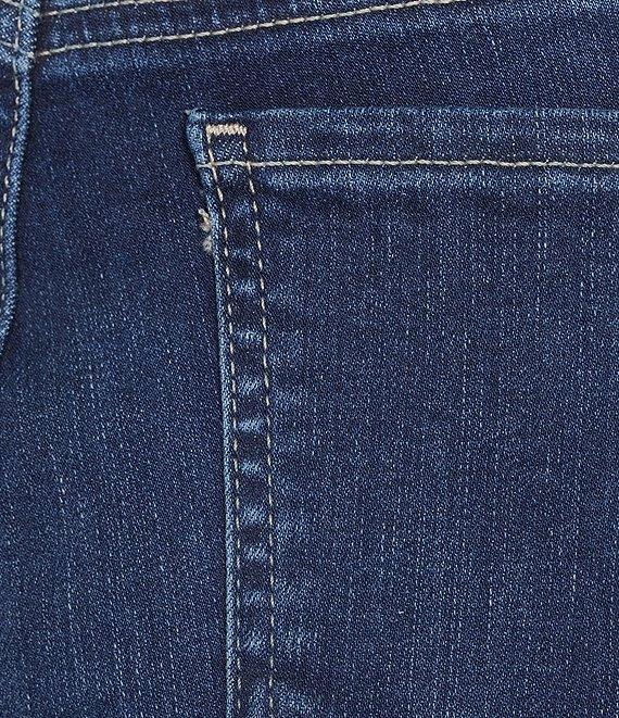 NYDJ Sheri Slim Tonal Stitch High Rise Slim Leg Ankle Jeans Product Image