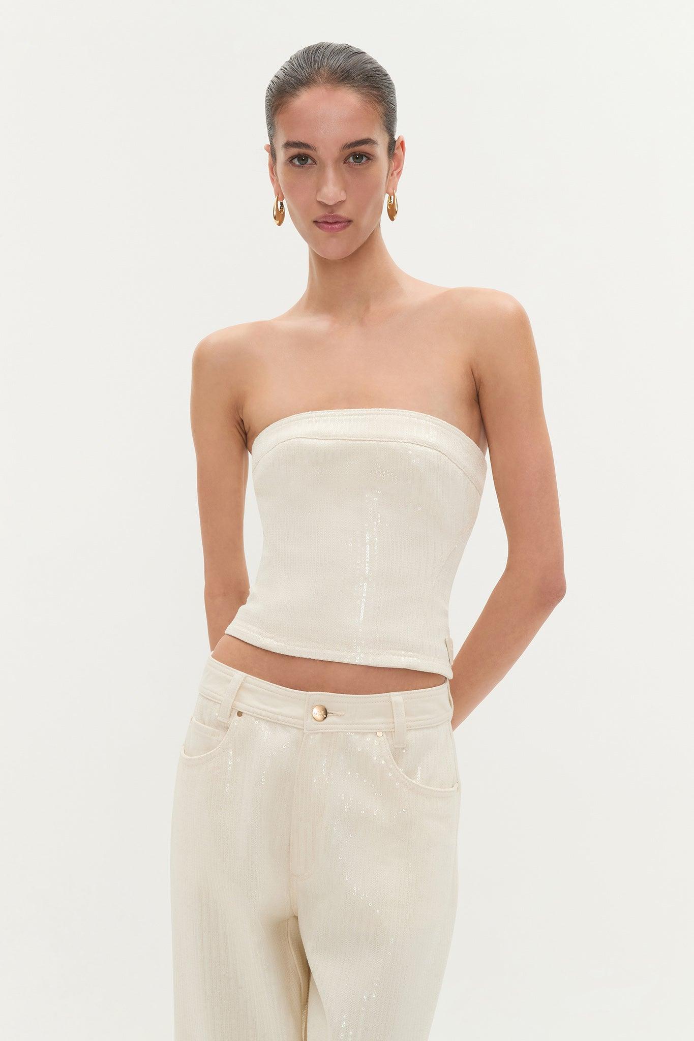 Reflect Denim Bustier Product Image